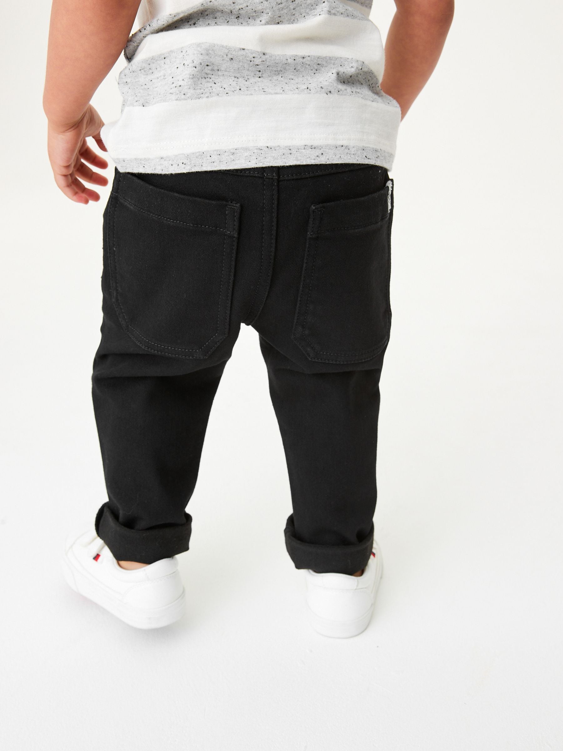 Black Super Soft Pull-On Jeans With Stretch (3mths-7yrs)