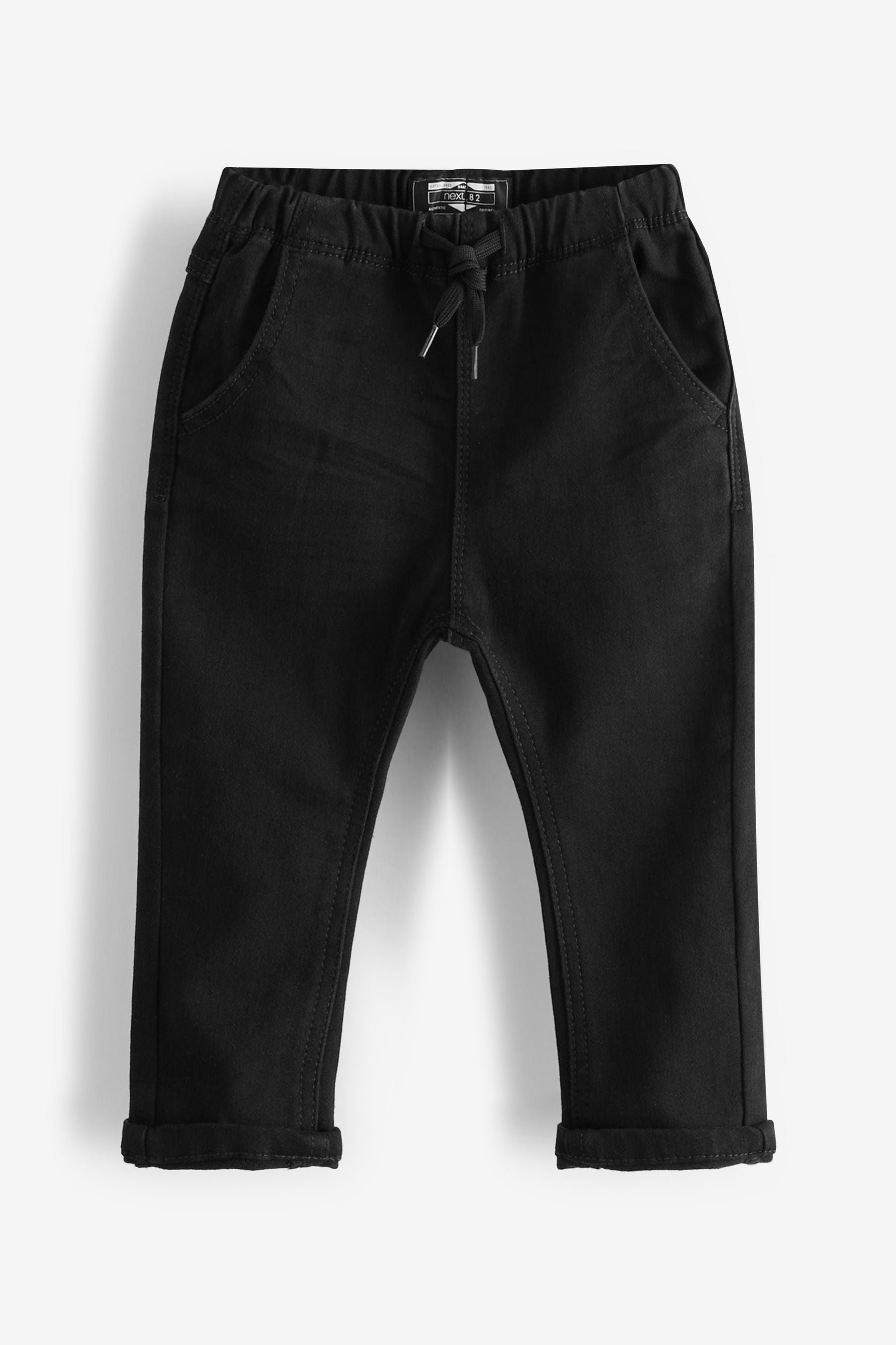 Black Super Soft Pull-On Jeans With Stretch (3mths-7yrs)