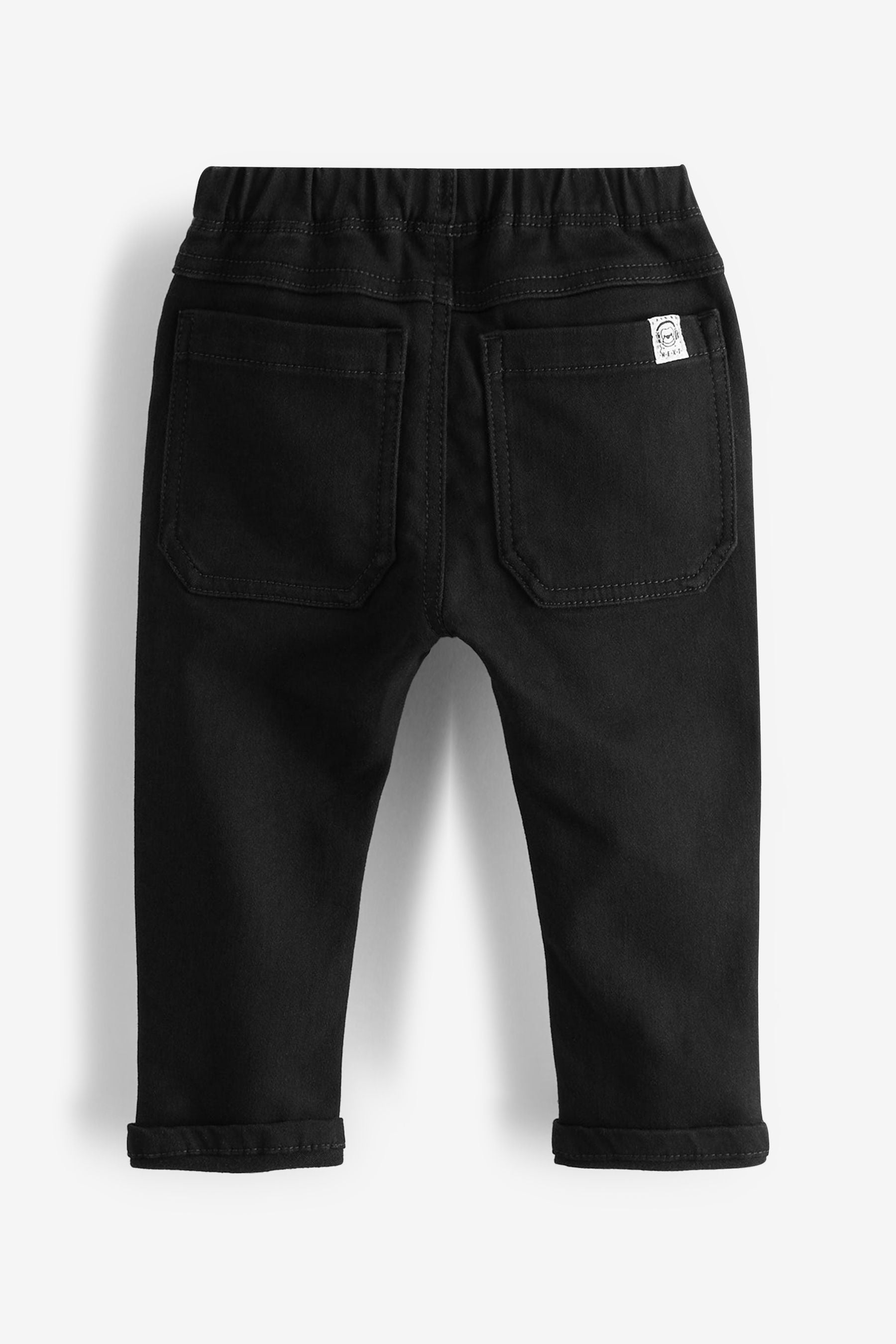 Black Super Soft Pull-On Jeans With Stretch (3mths-7yrs)