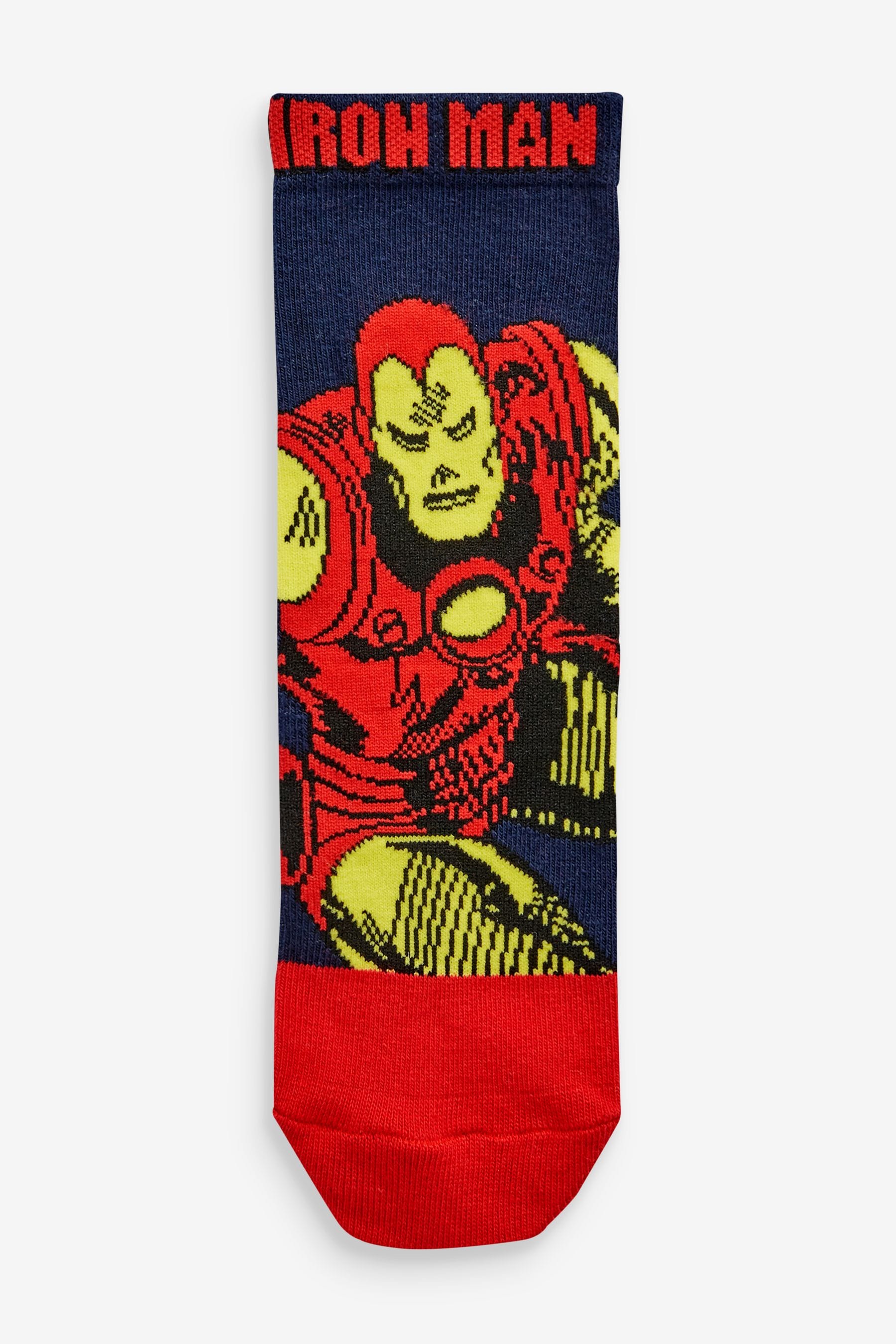 Multi Avengers 5 Pack Cotton Rich Socks