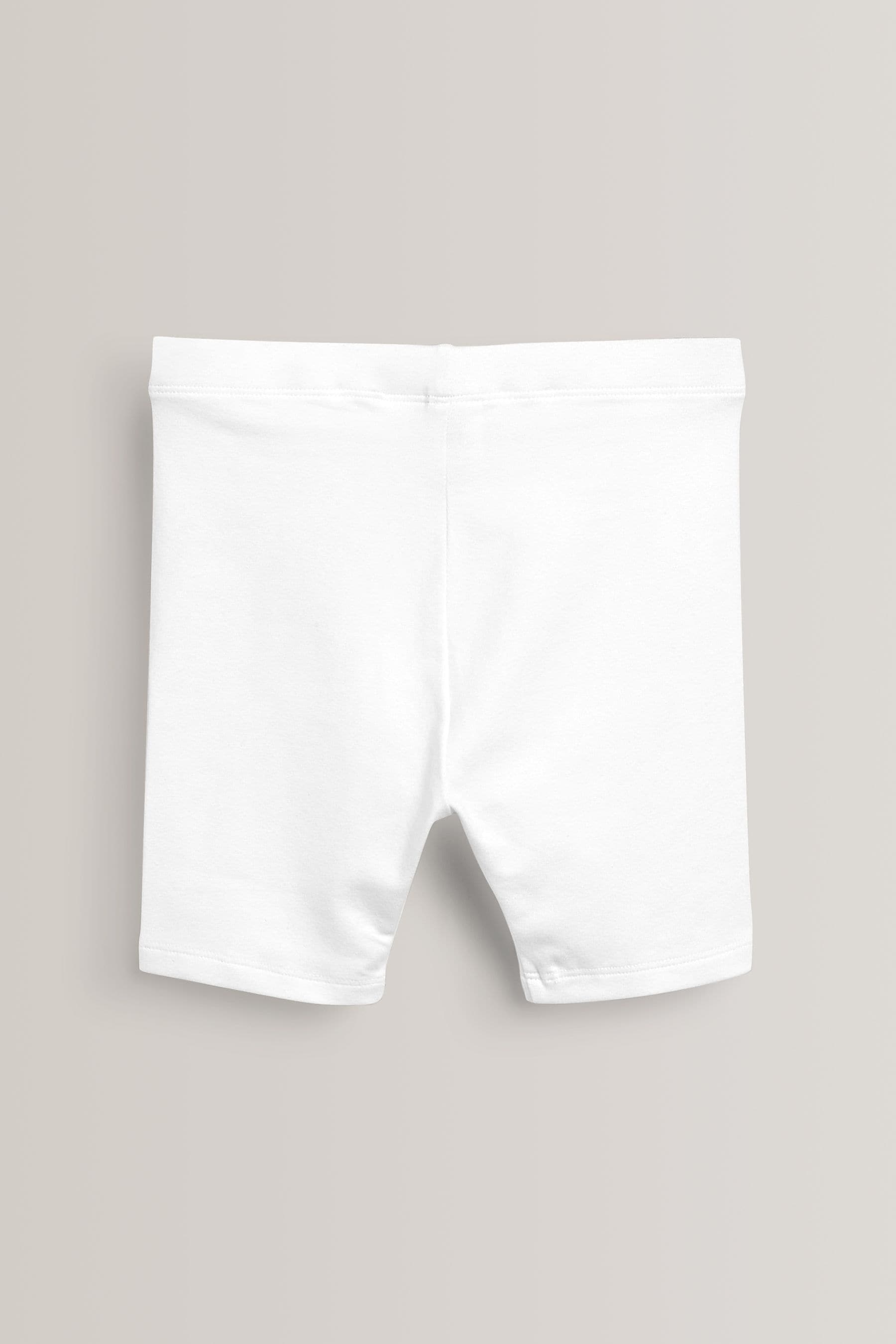 White Cycle Shorts (3-16yrs)