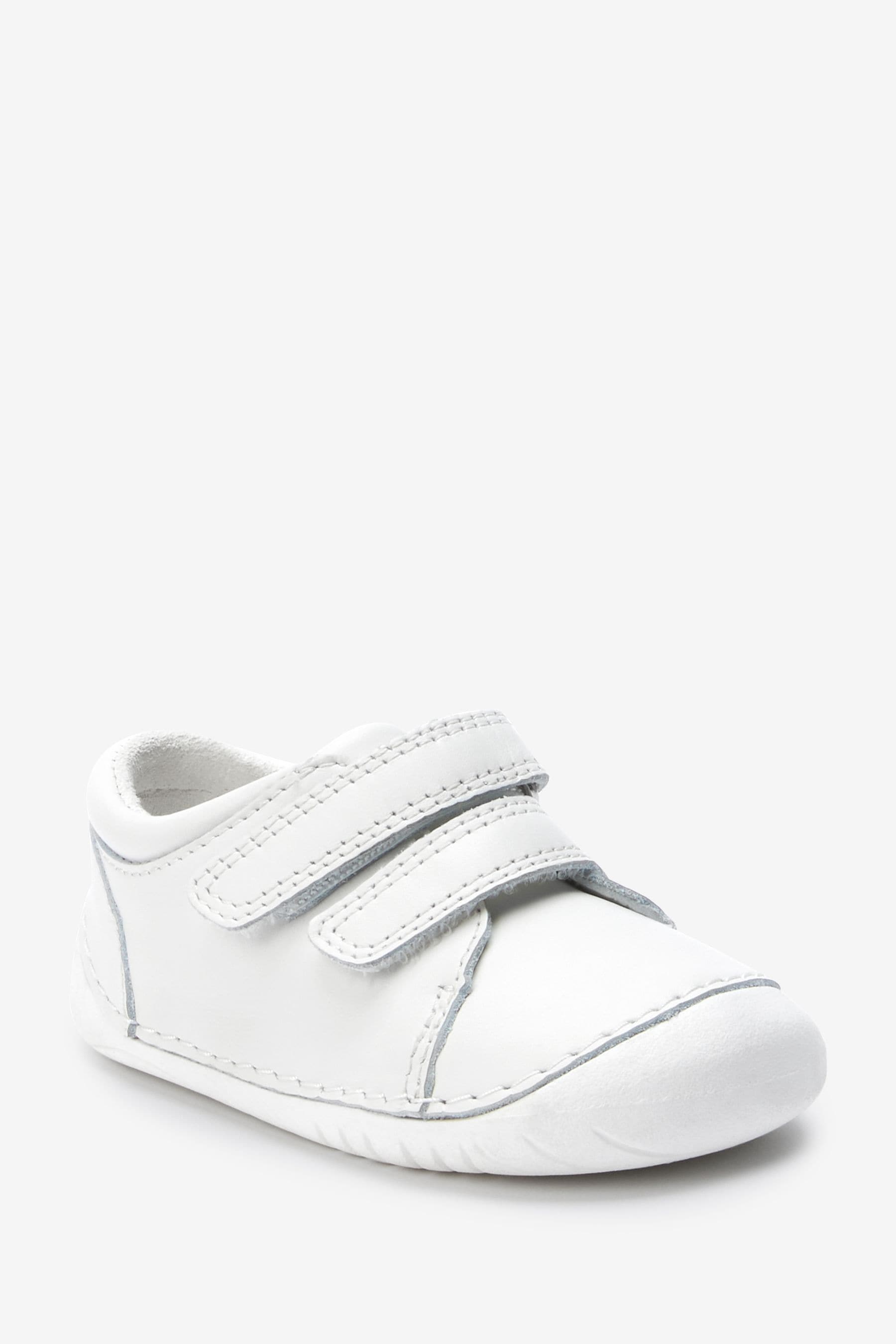 White Wide Fit (G) Crawler Shoes