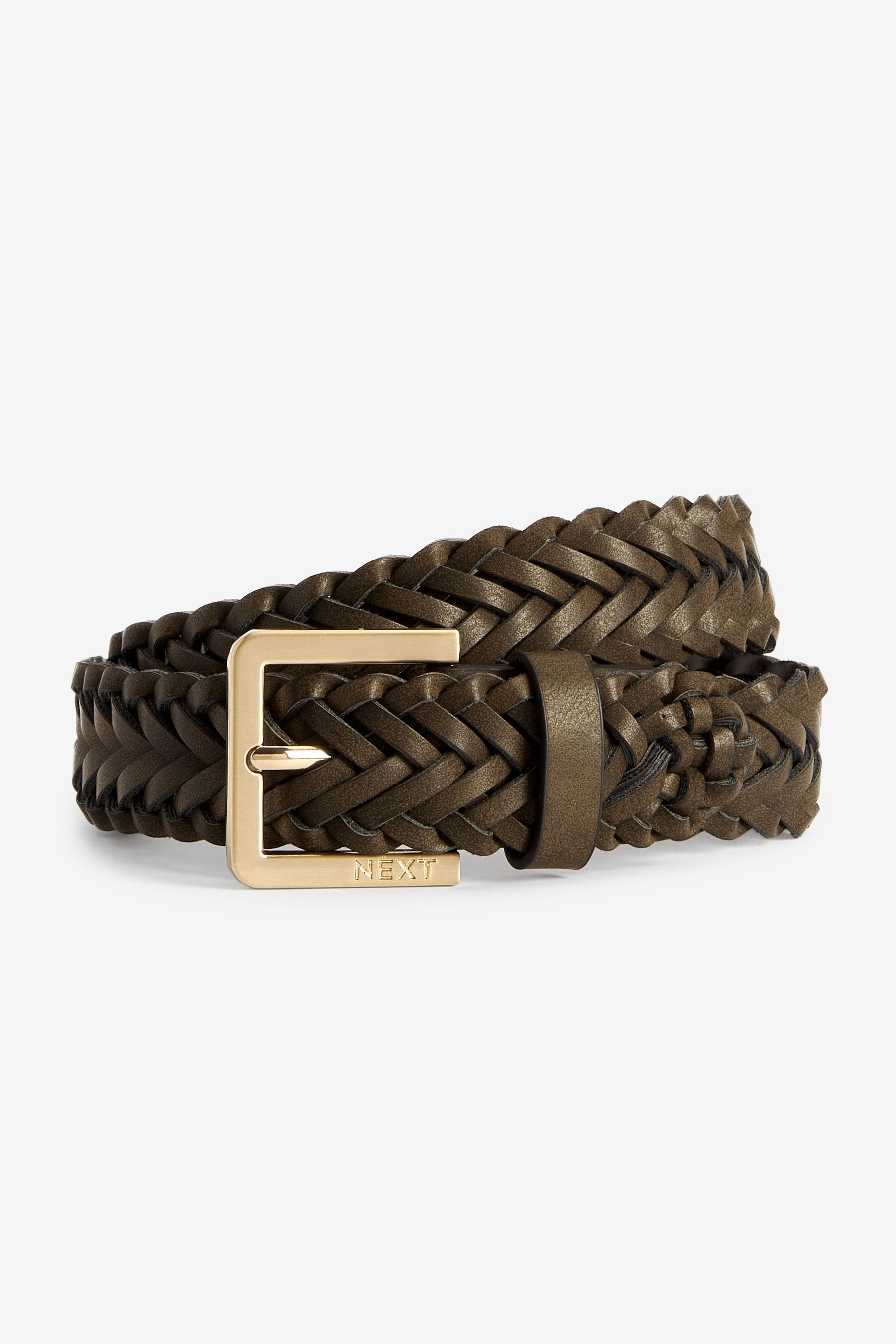 Brown Weave Belt