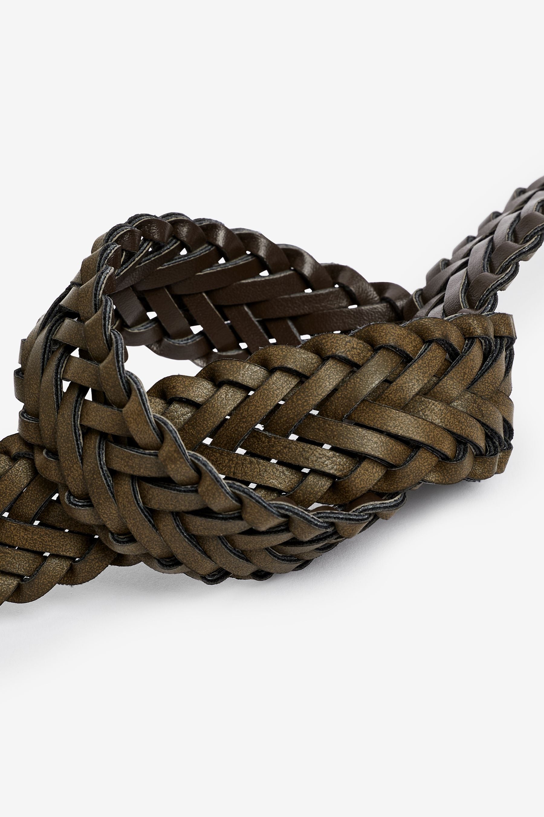 Brown Weave Belt