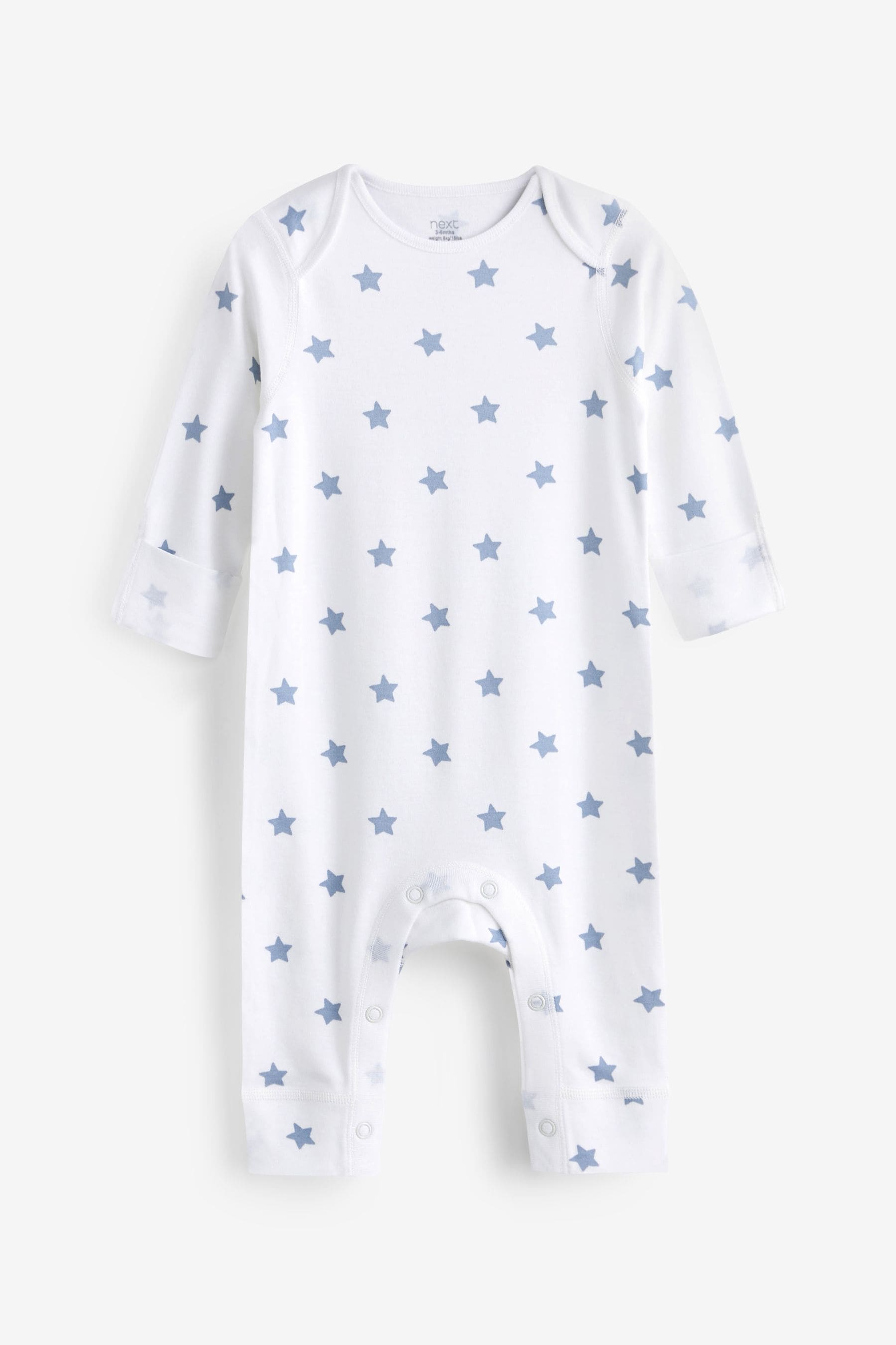 Blue Star Baby Kind To Skin Sleepsuits 2 Pack (0-2yrs)