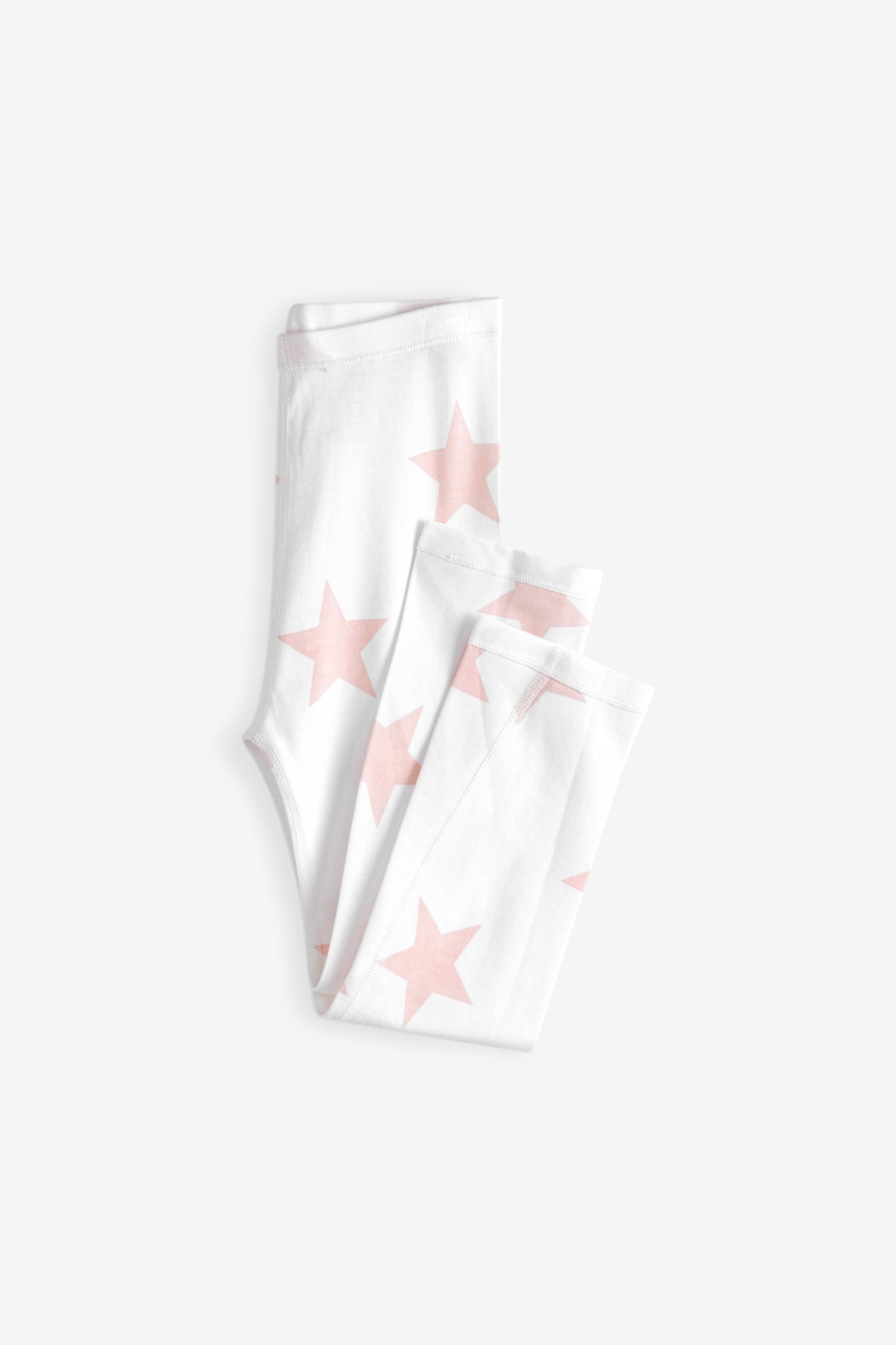 Pink/White Star 2 Pack Kind To Skin Pyjamas Set (12mths-12yrs)