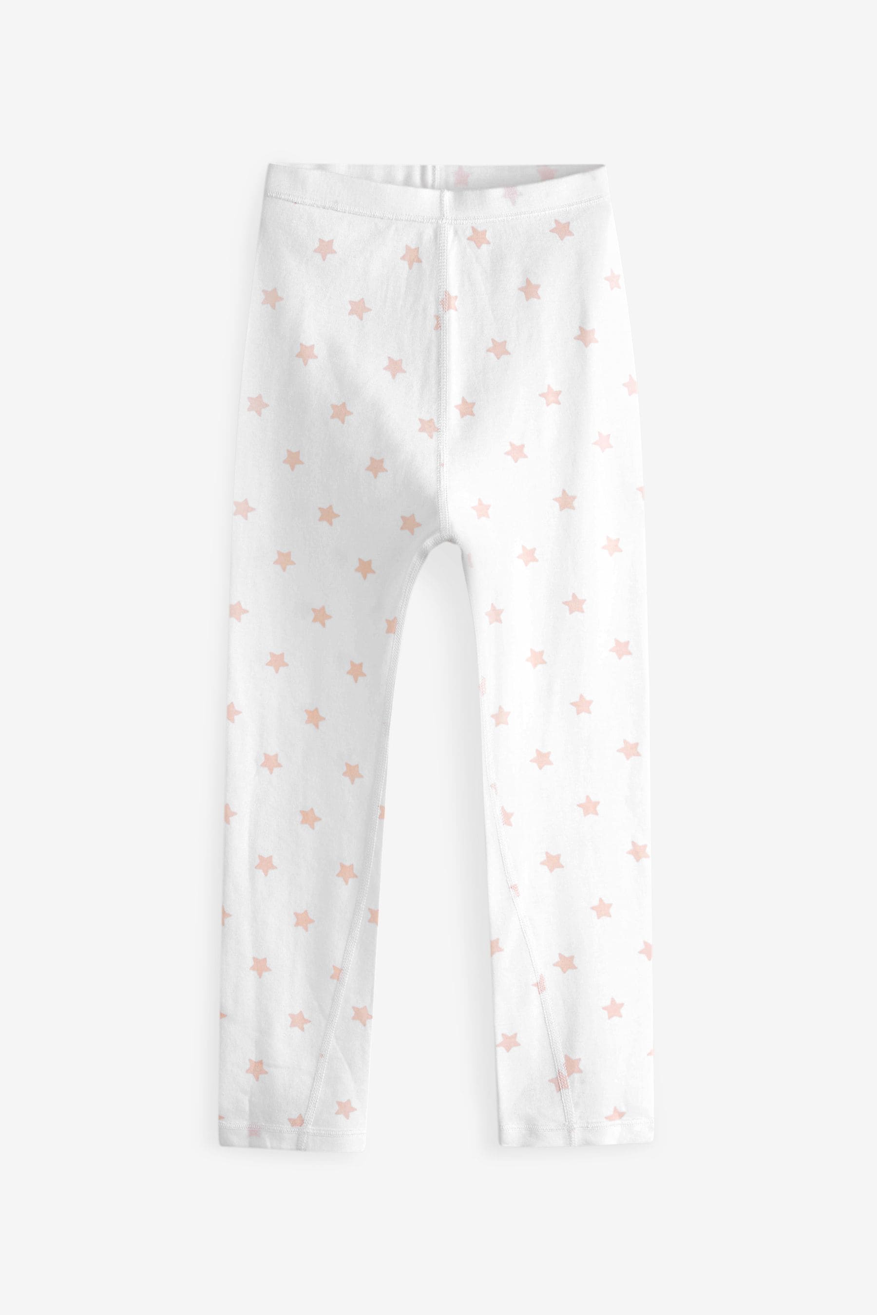 Pink/White Star 2 Pack Kind To Skin Pyjamas Set (12mths-12yrs)