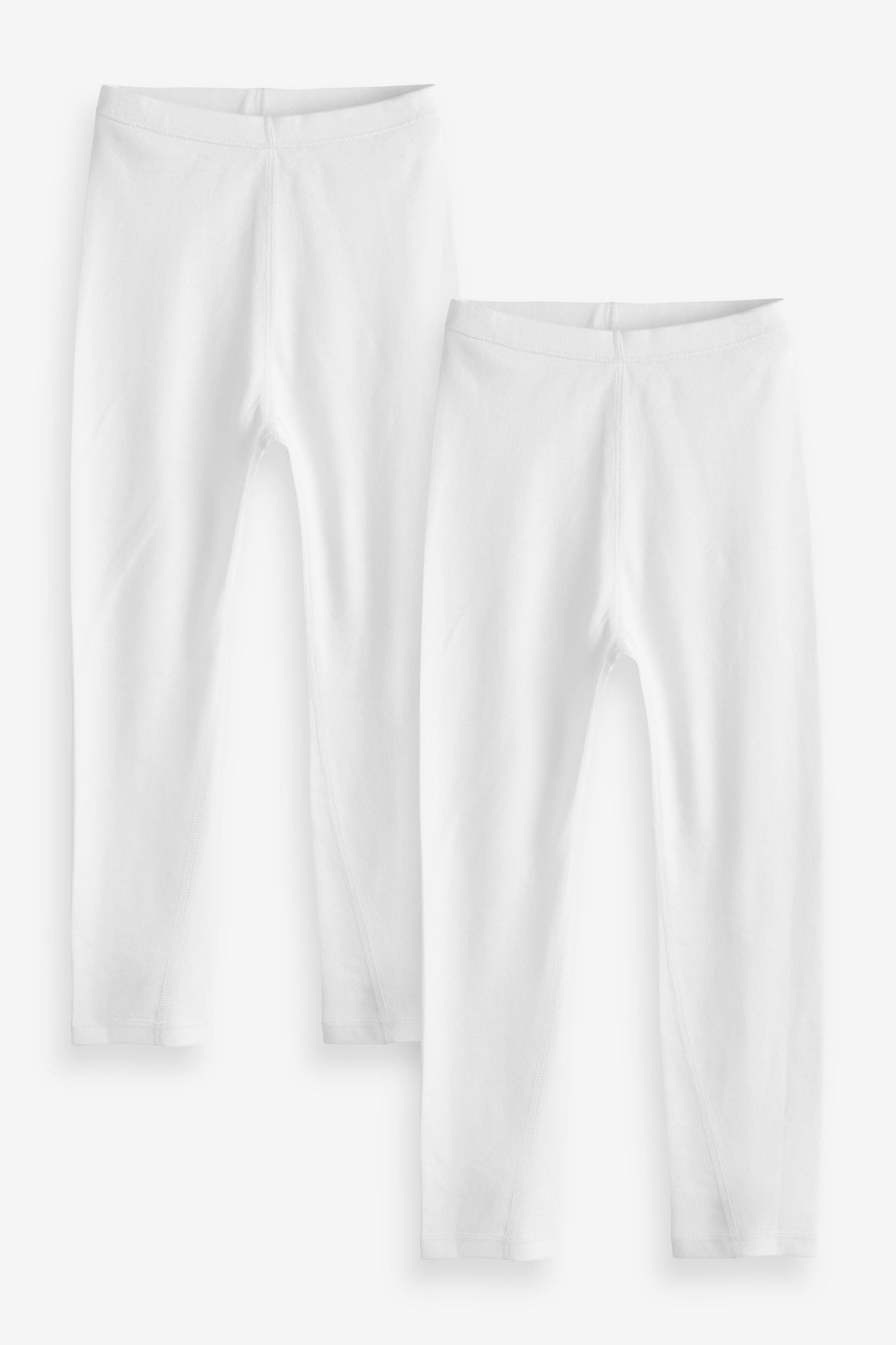 White 2 Pack Kind To Skin Leggings (9mths-12yrs)