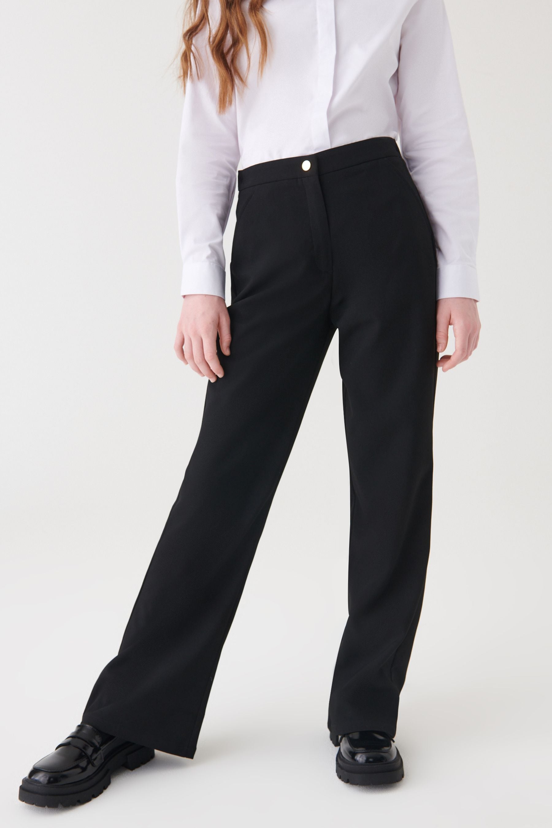 Black Senior School Flare Trousers (9-17yrs)