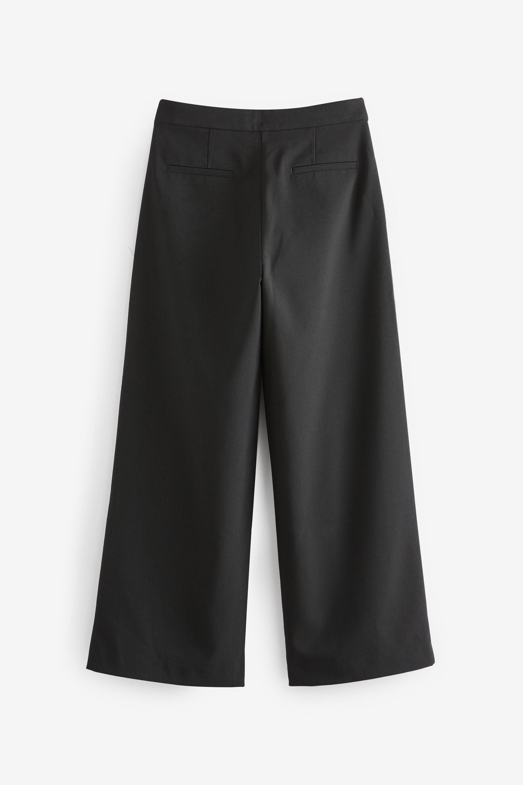 Black Regular Length Senior Wide Leg School Trousers (9-18yrs)