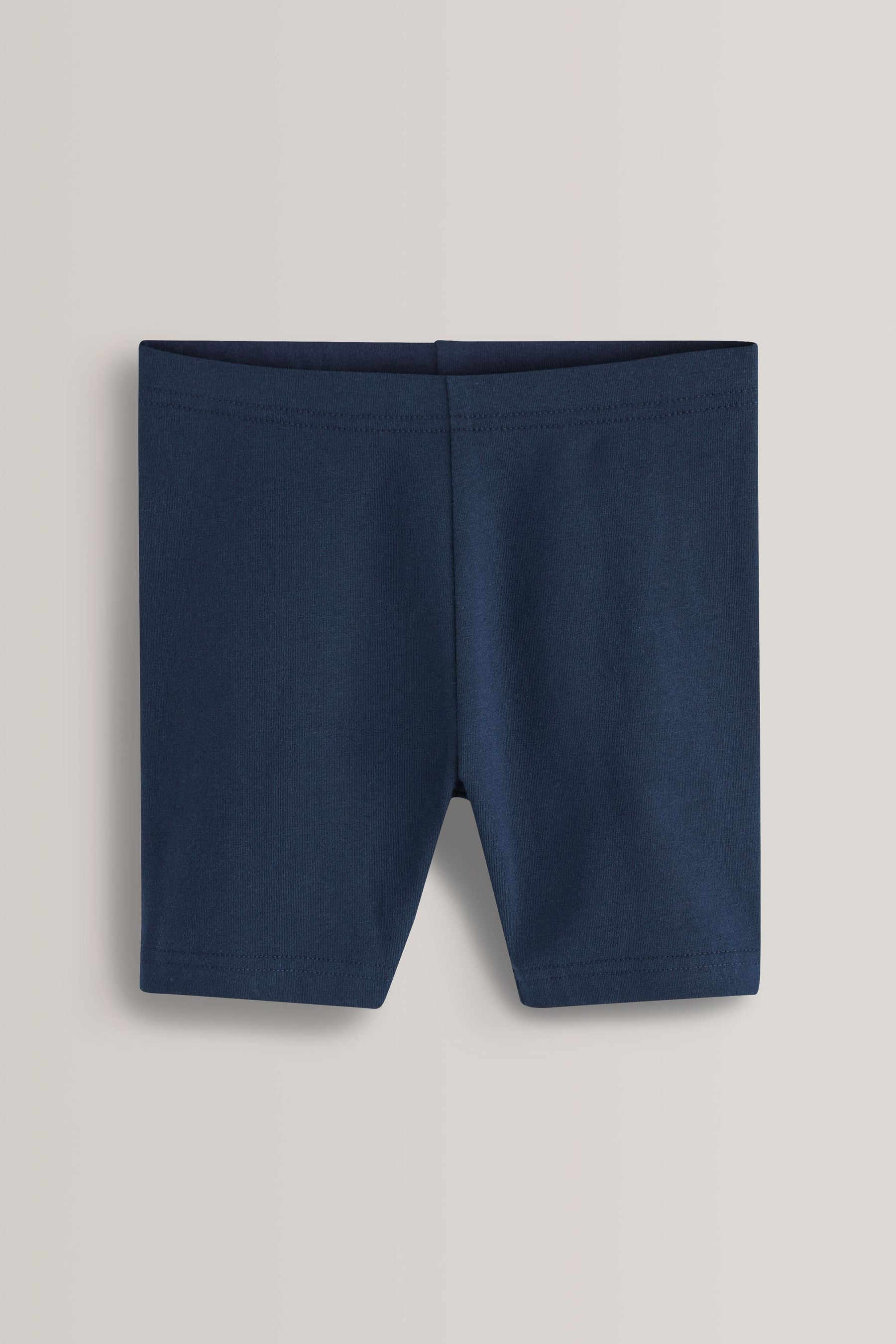 Navy Blue Regular Length 5 Pack Cotton Rich Stretch Cycle Shorts (3-16yrs)