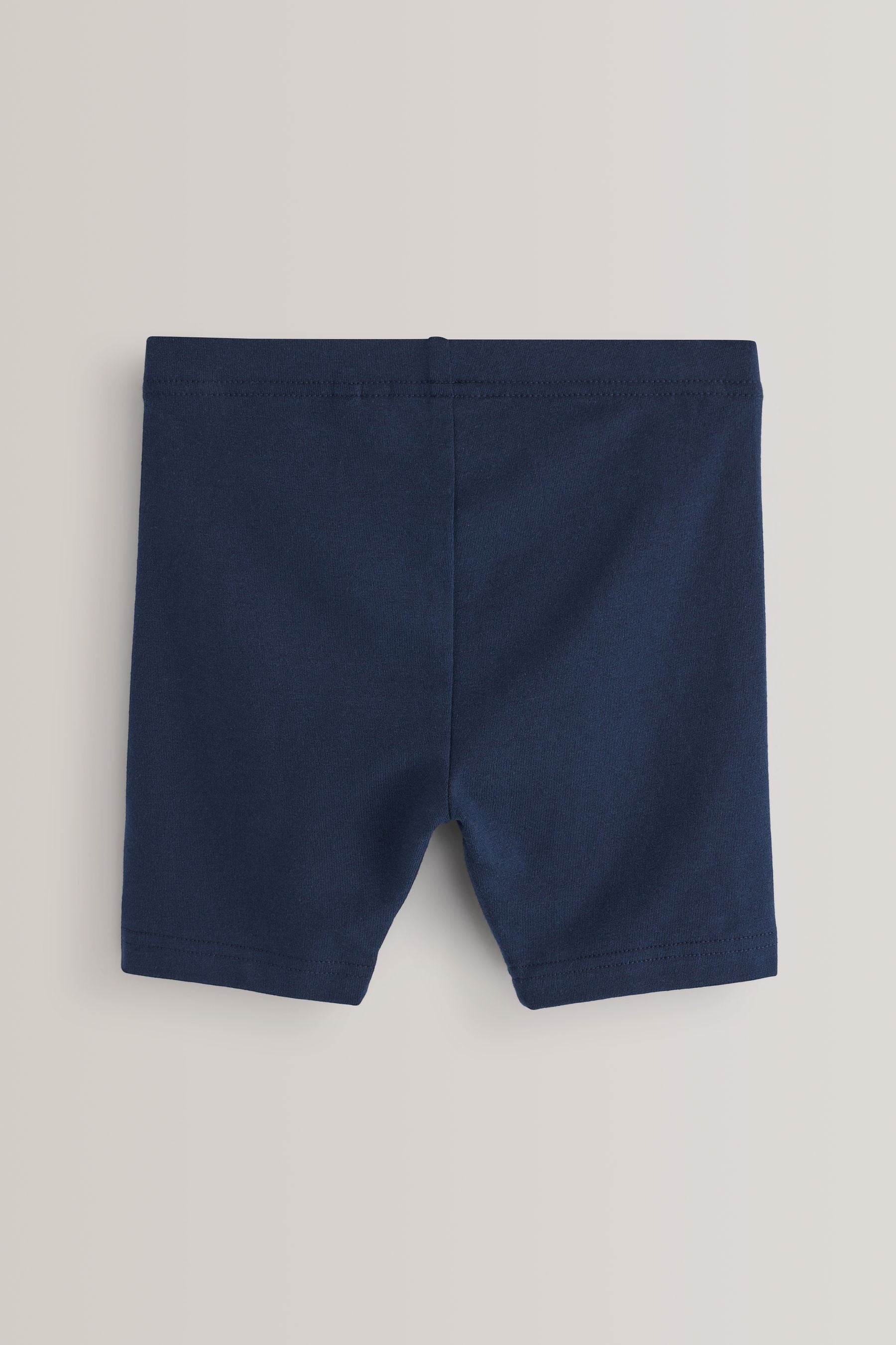 Navy Blue Regular Length 5 Pack Cotton Rich Stretch Cycle Shorts (3-16yrs)