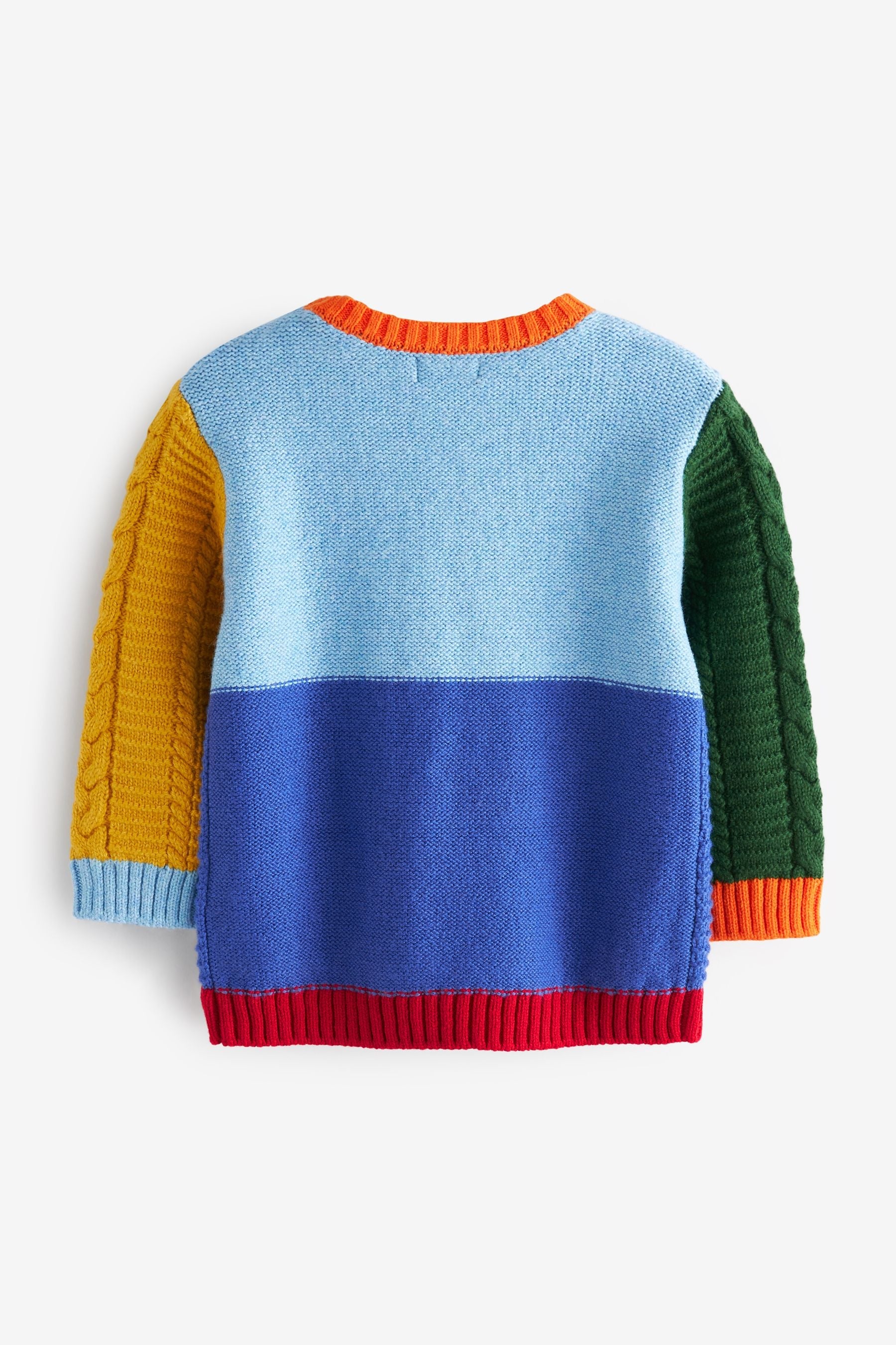 Multi Cable Crew Jumper (3mths-7yrs)-<span style="color: #ff2a00;">Fawry</span>