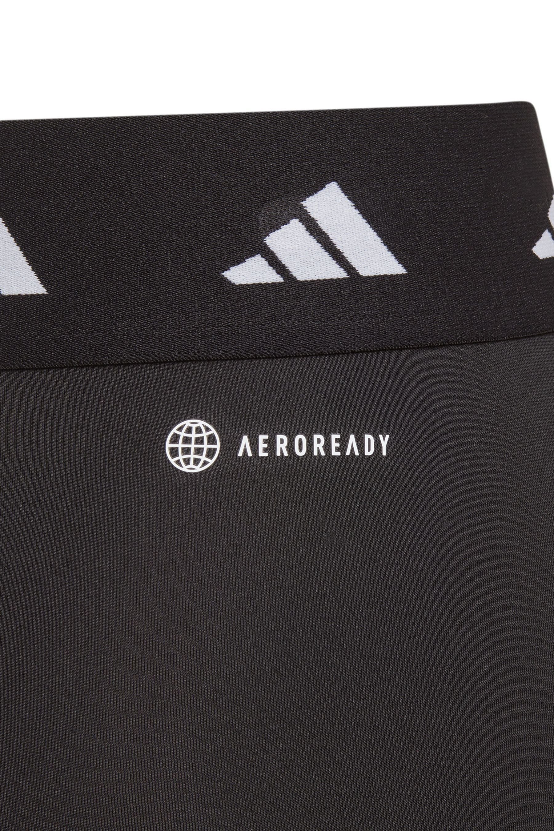 adidas Black Sportswear Aeroready Techfit 7/8 Leggings