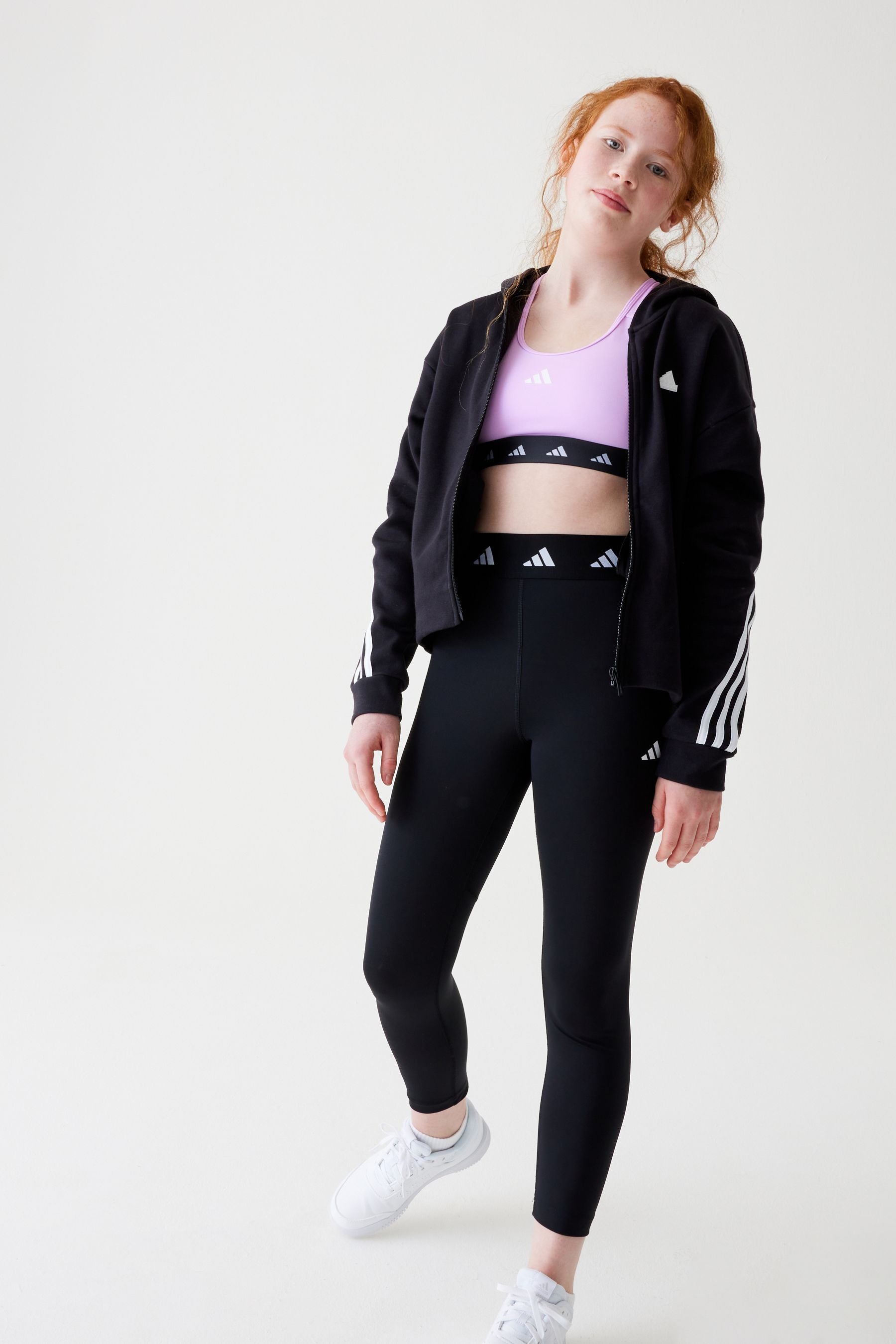 adidas Black Sportswear Aeroready Techfit 7/8 Leggings