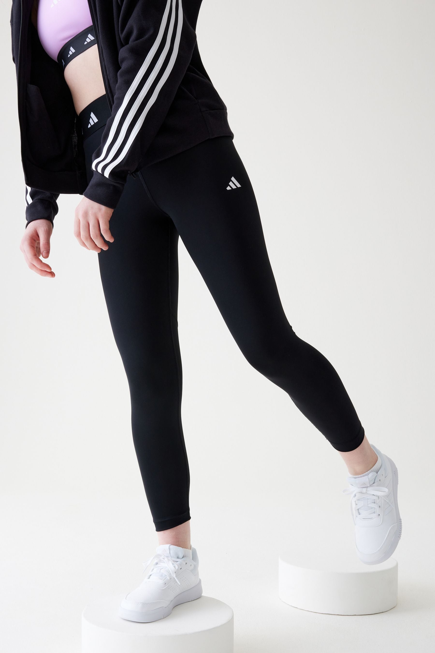 adidas Black Sportswear Aeroready Techfit 7/8 Leggings