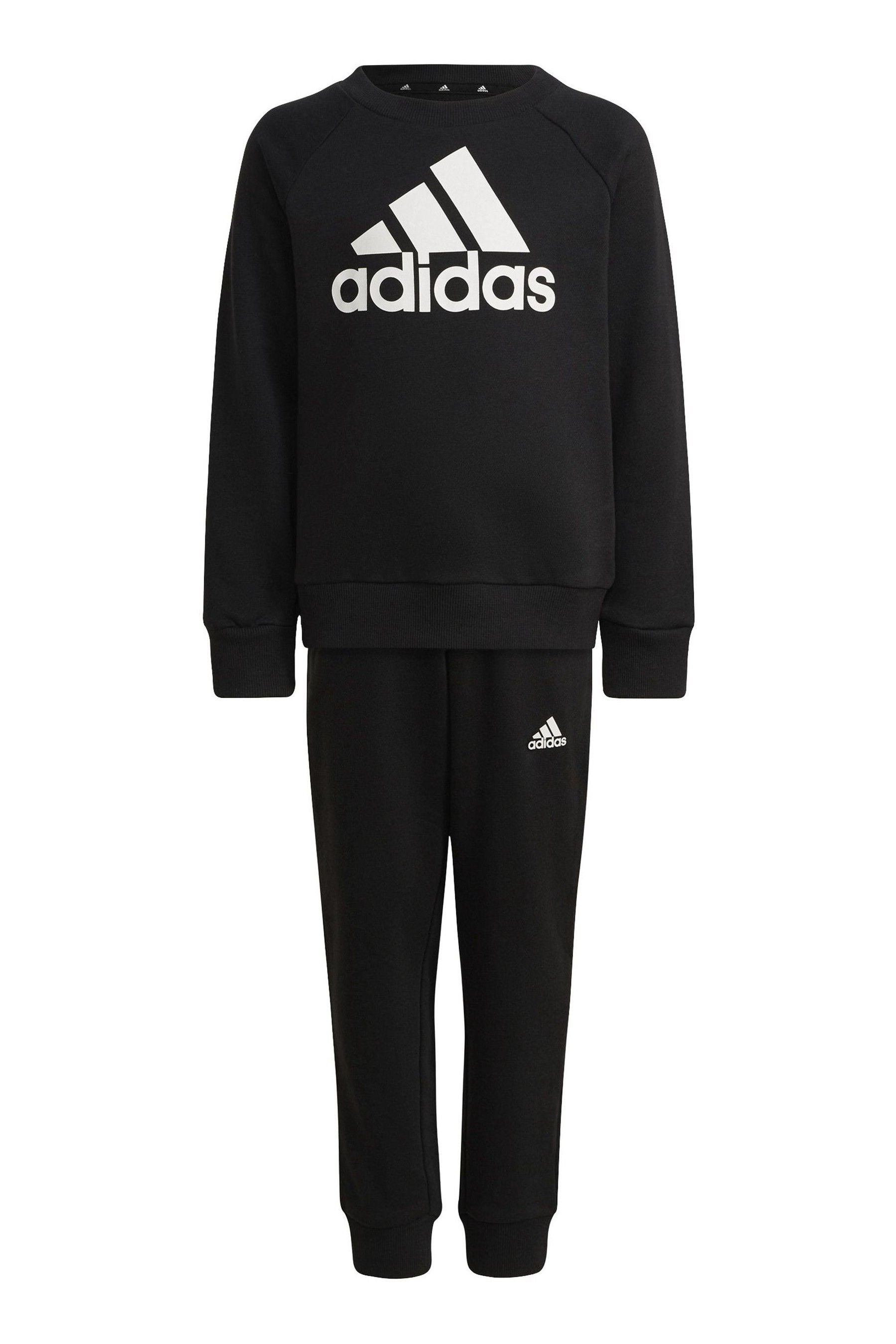 Black adidas Kids Essentials Logo Joggers Set