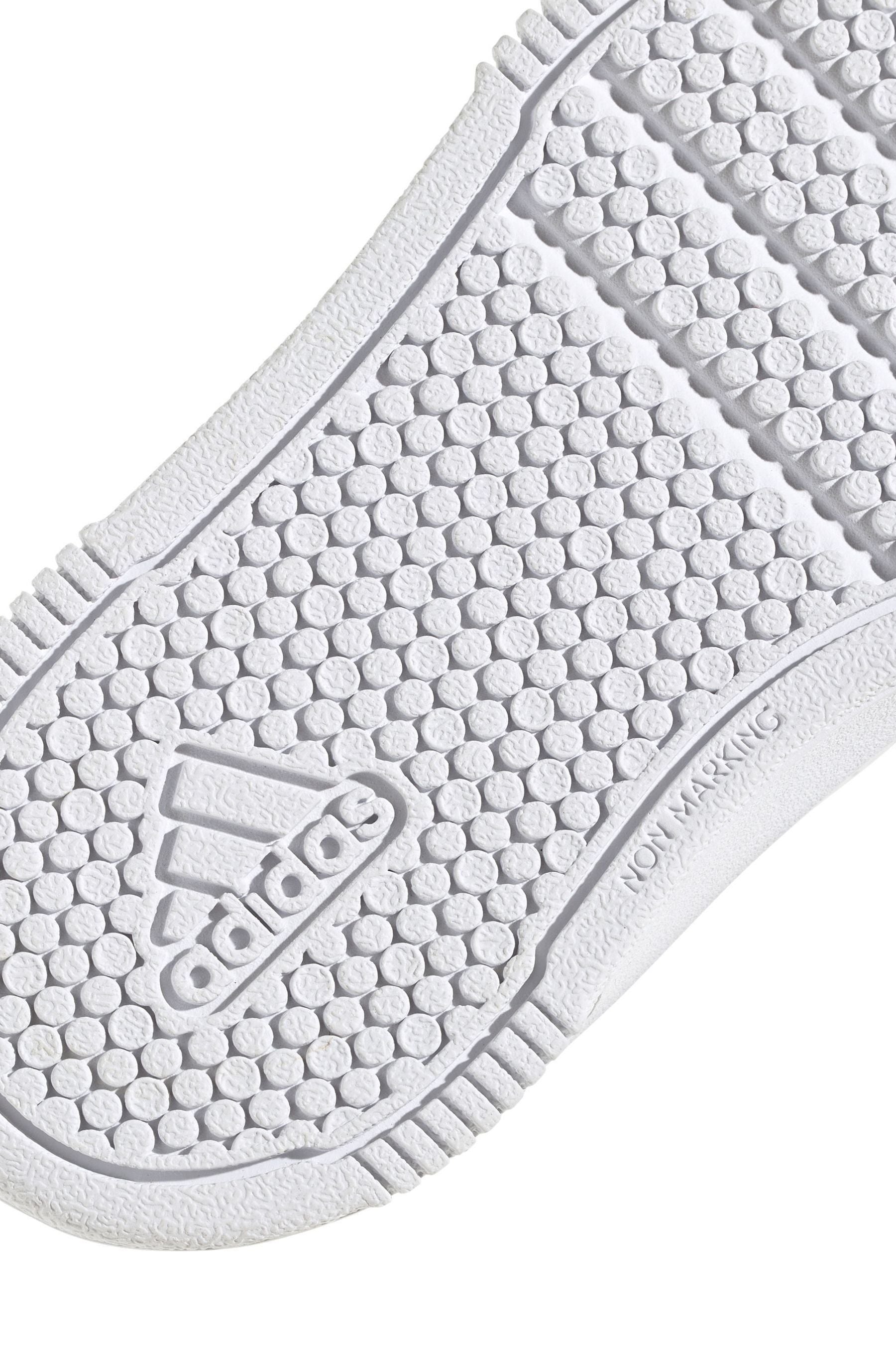 White adidas Tensaur Hook and Loop Shoes