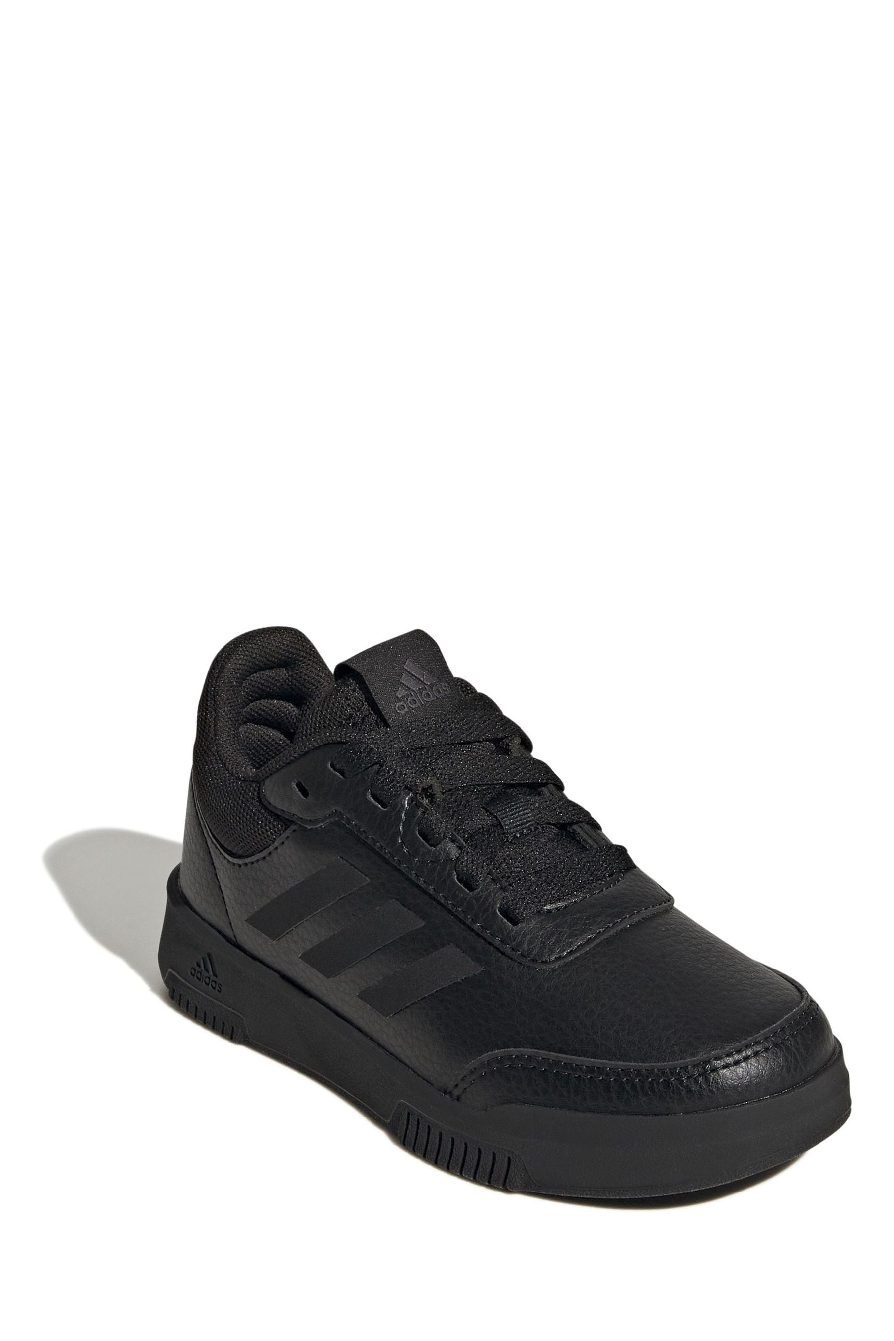 adidas Originals Black Chrome Tensaur Sport Lace Up Trainers