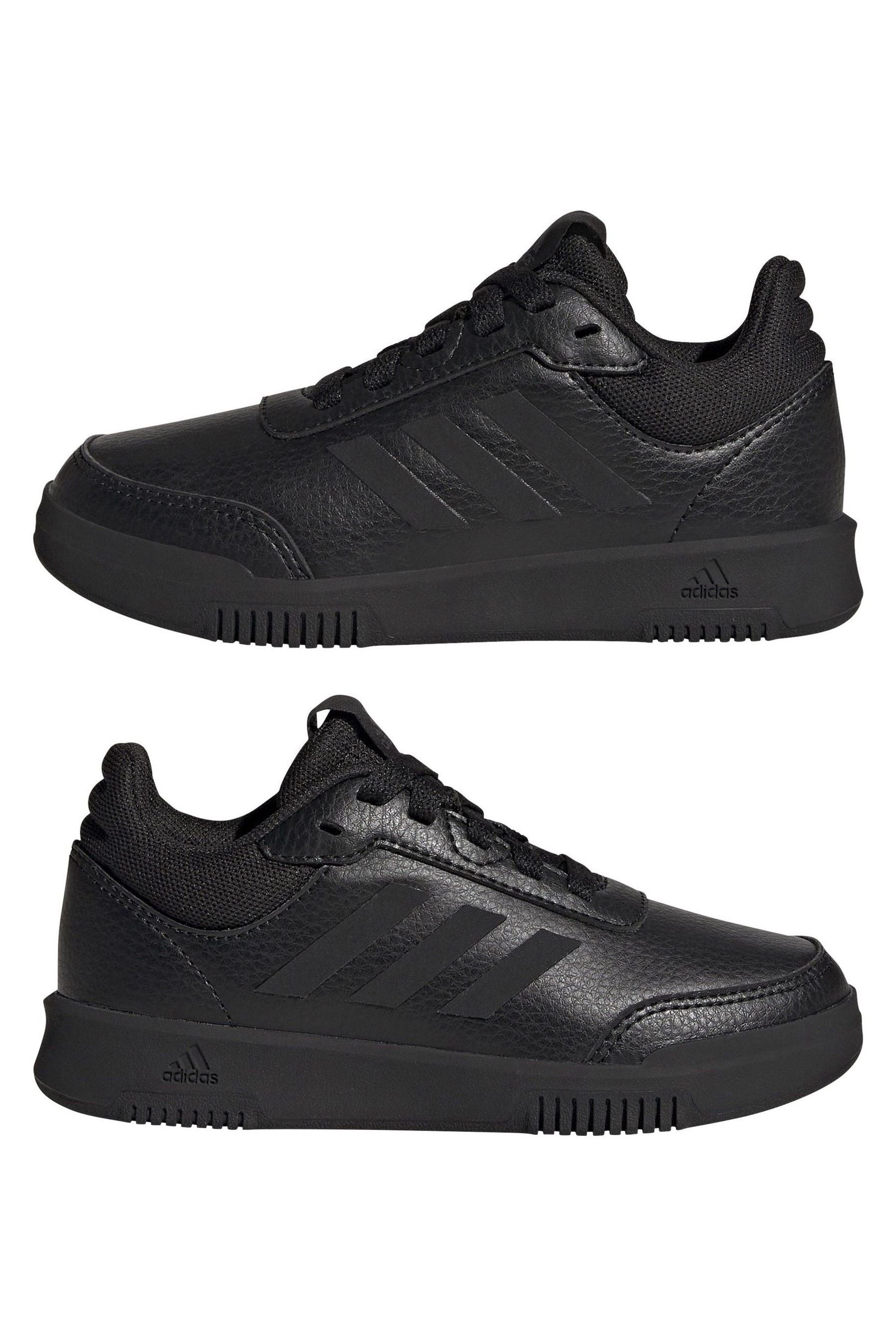 adidas Originals Black Chrome Tensaur Sport Lace Up Trainers