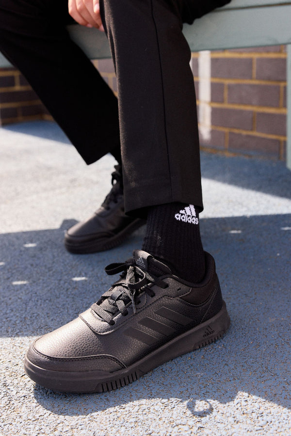 adidas Originals black Black Tensaur Sport Lace Up Trainers