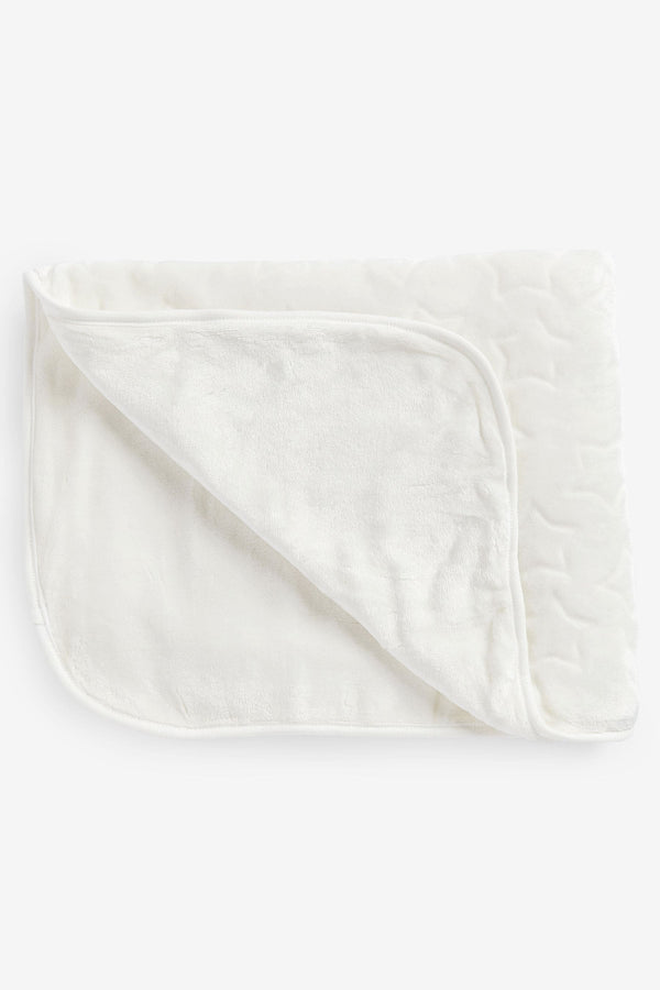 White Star Baby Teddy Borg Fleece Blanket