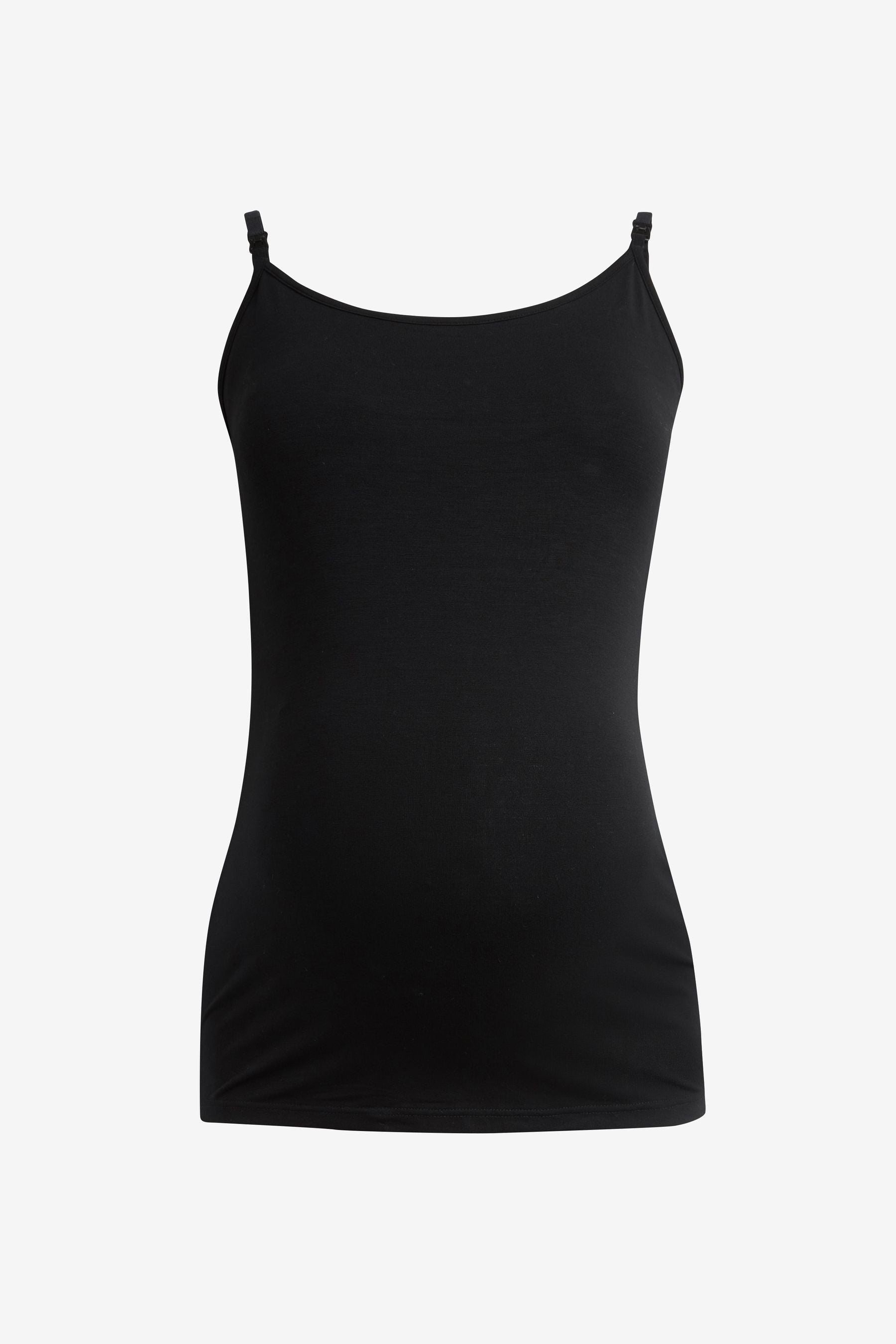 Black Maternity Nursing Vest