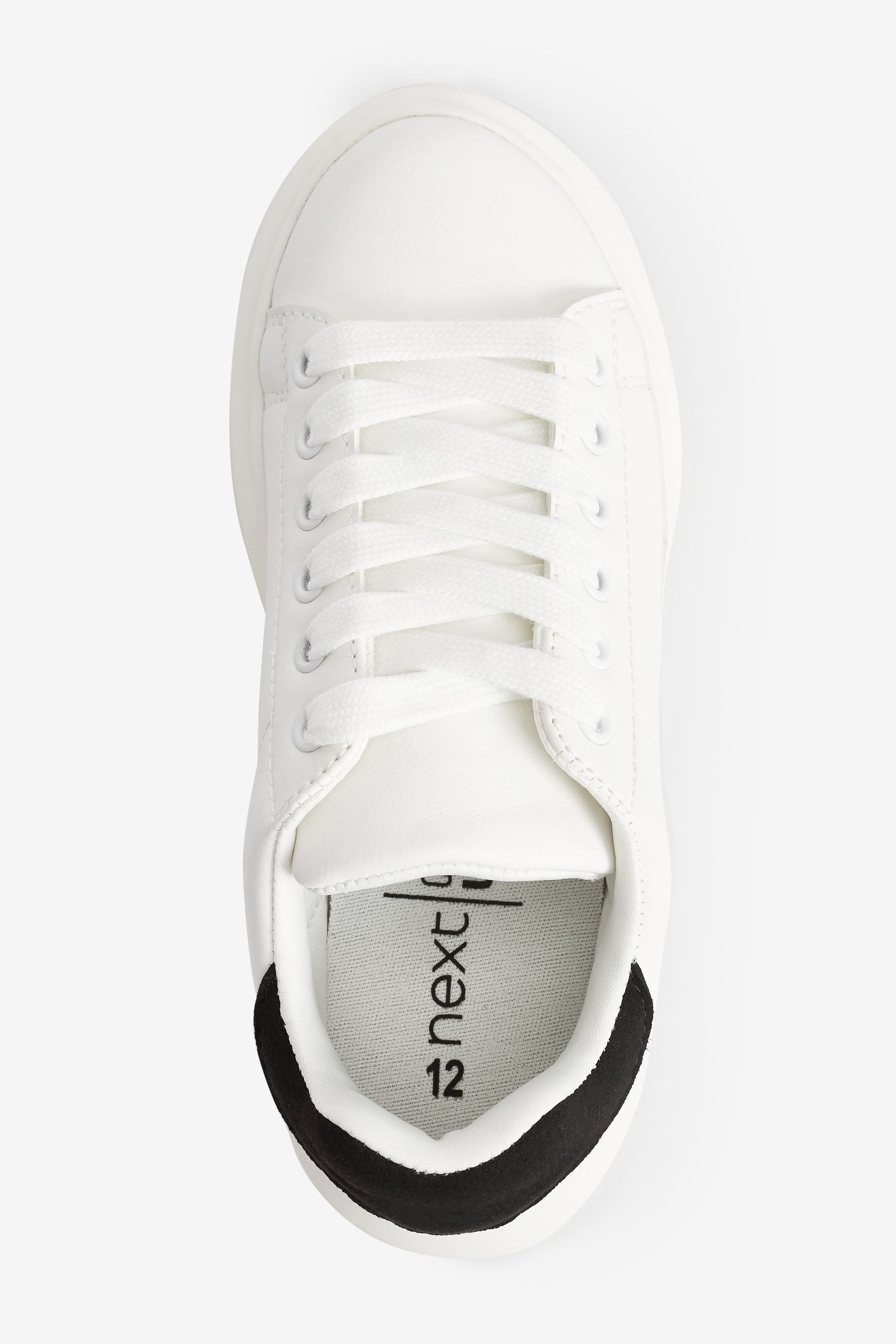 White Lace-Up Shoes