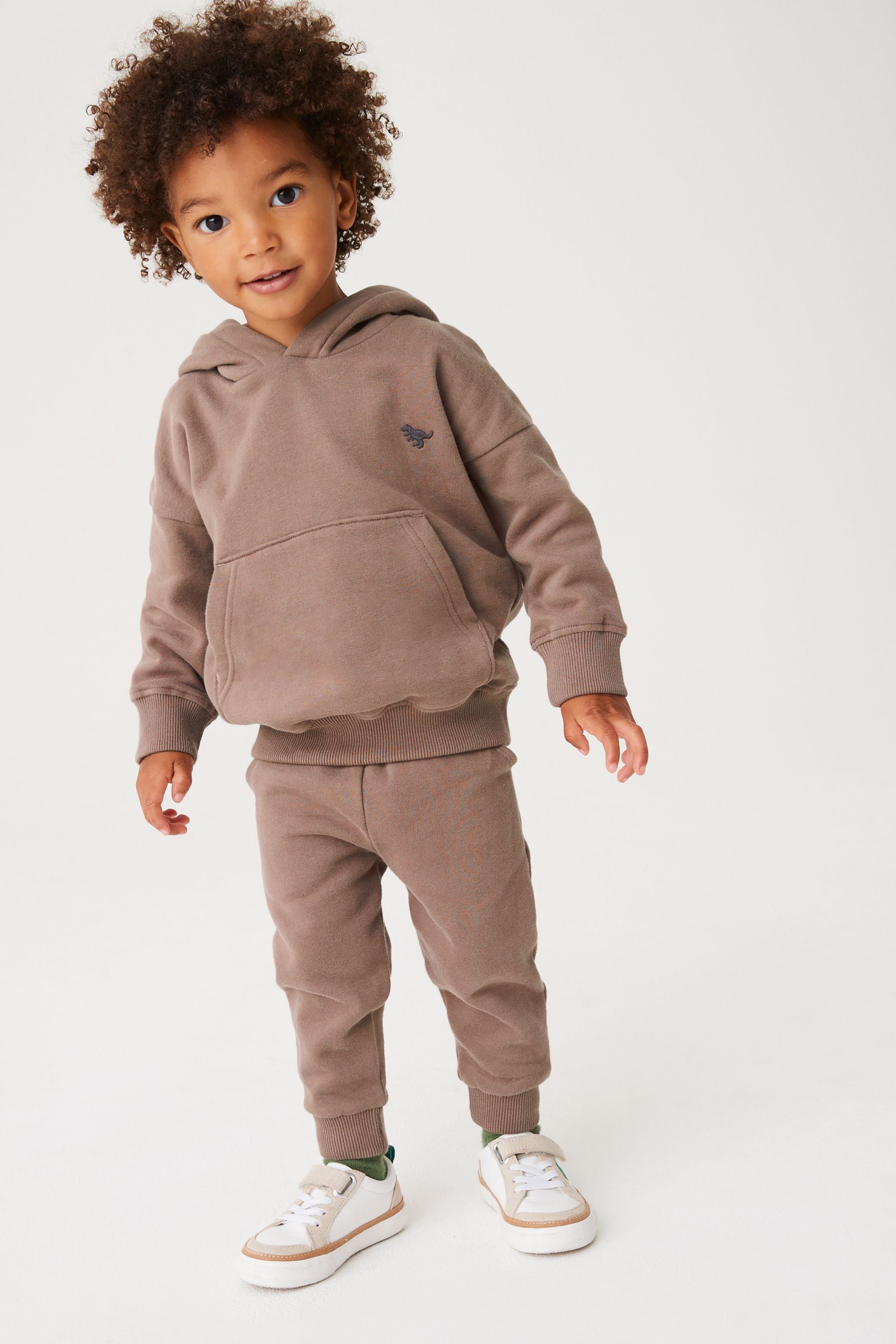 Mink Brown Soft Touch Jersey Hoodie (3mths-7yrs)