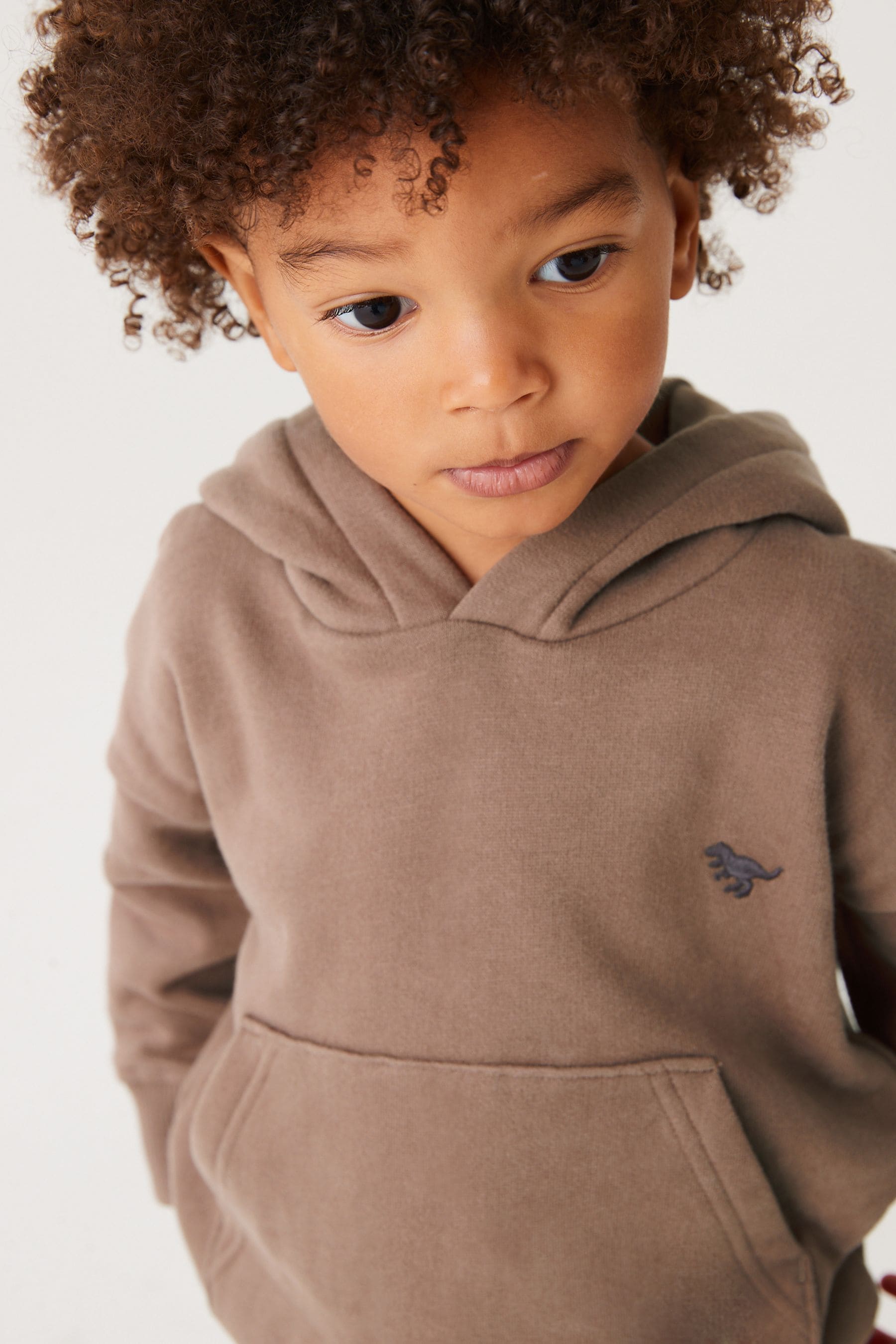 Mink Brown Soft Touch Jersey Hoodie (3mths-7yrs)