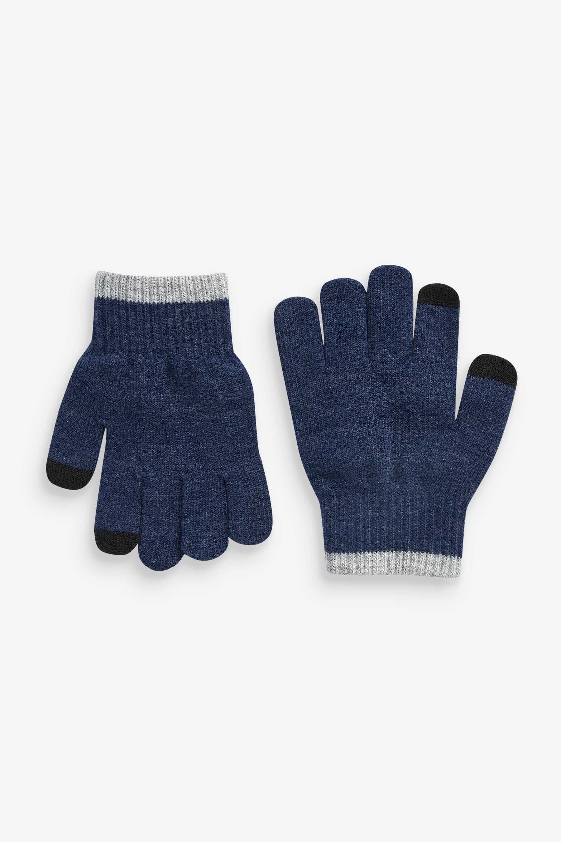 Navy Blue Magic Finger Gloves 3 Pack (3-16yrs)