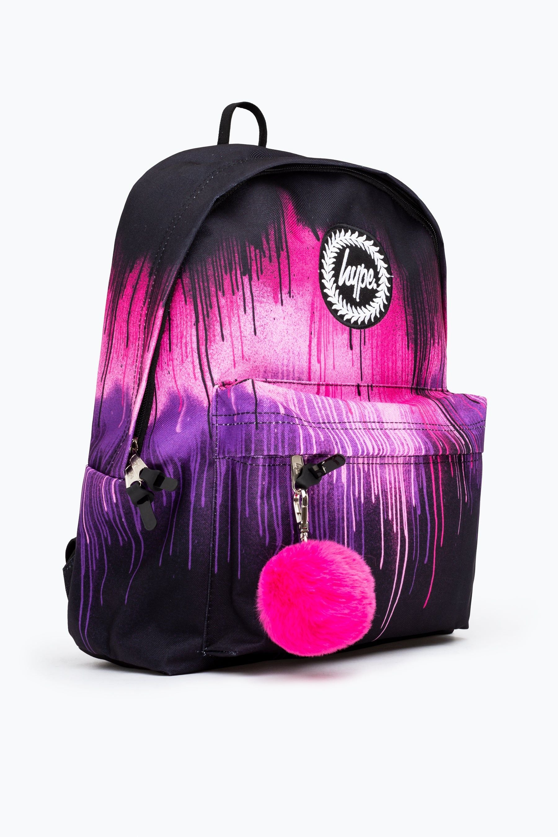 Hype. Pink Drip Backpack