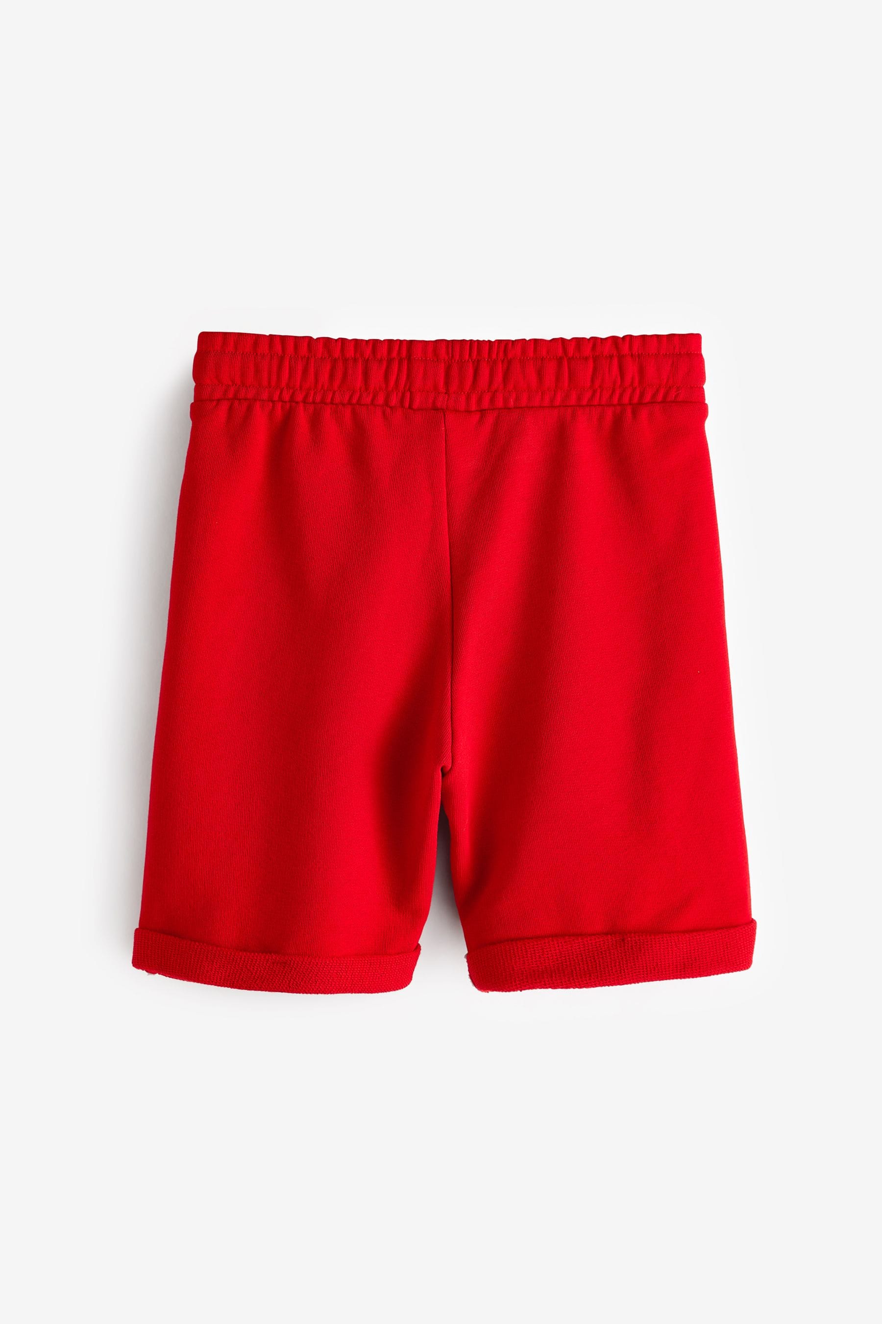 Benetton Boys Red Bermuda 100% Cotton  Shorts