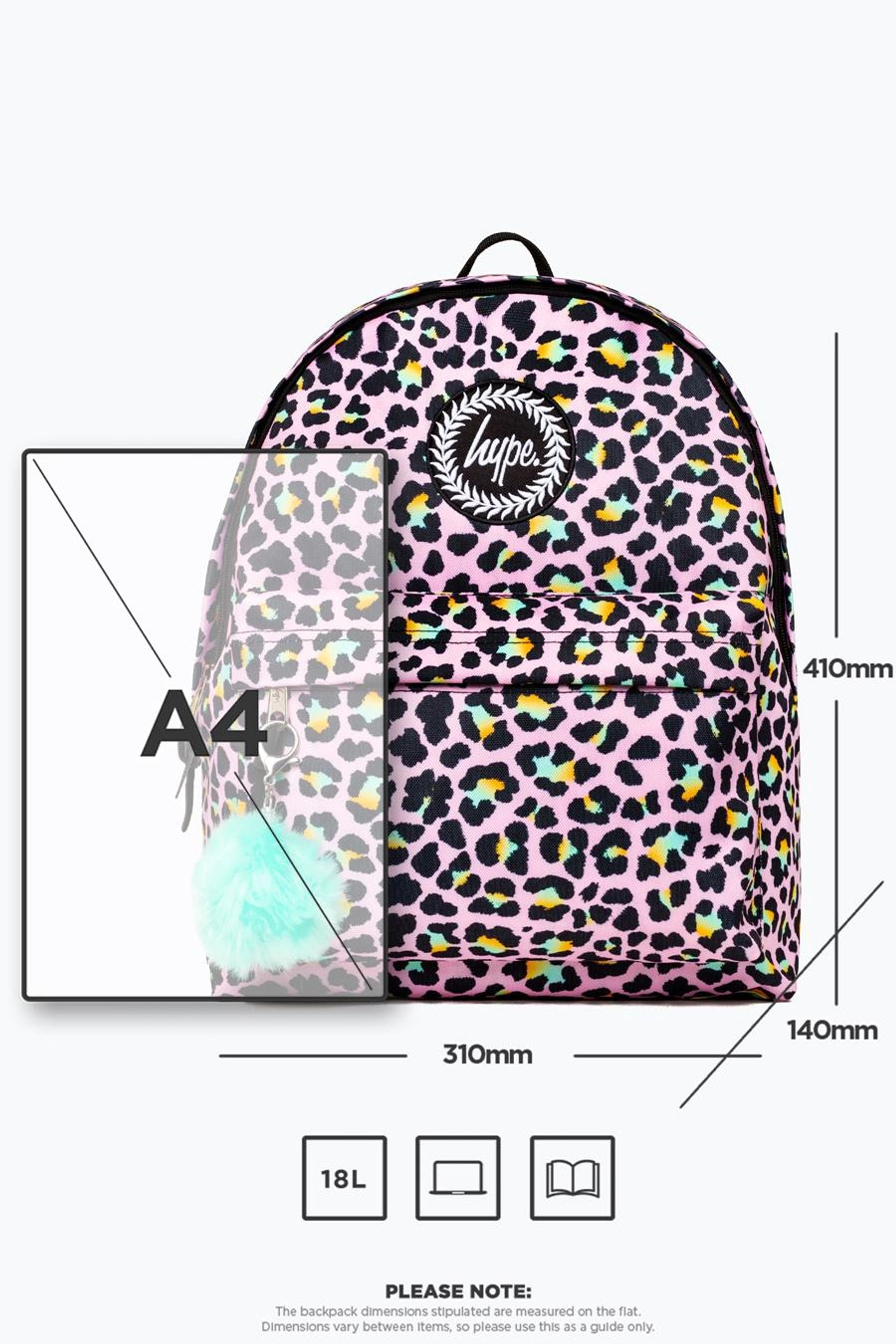 Hype. Pink Disco Leopard Backpack