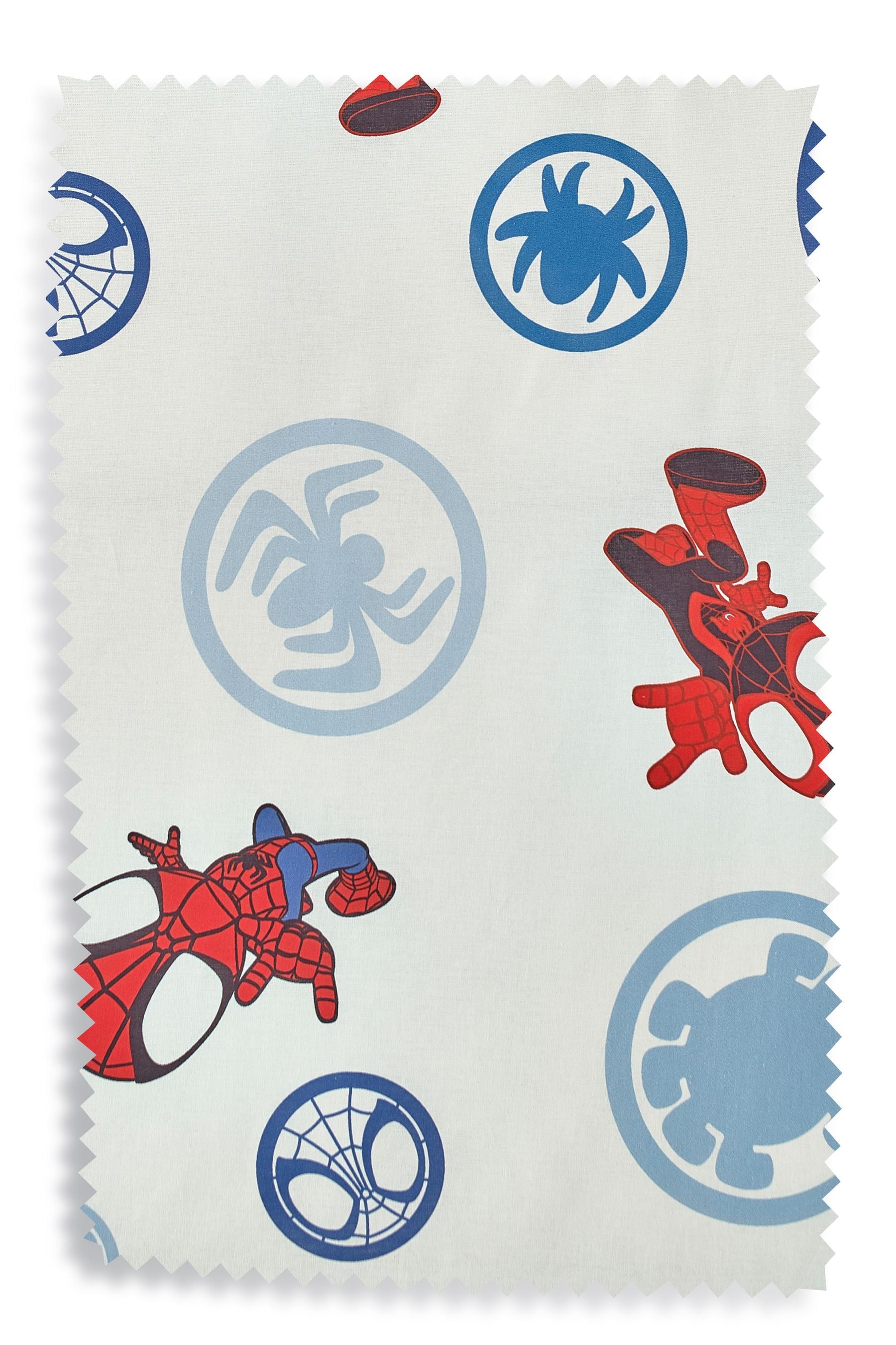 Spidey and His Amazing Friends Blue Reversible 100% Cotton Duvet Cover And Pillowcase Set