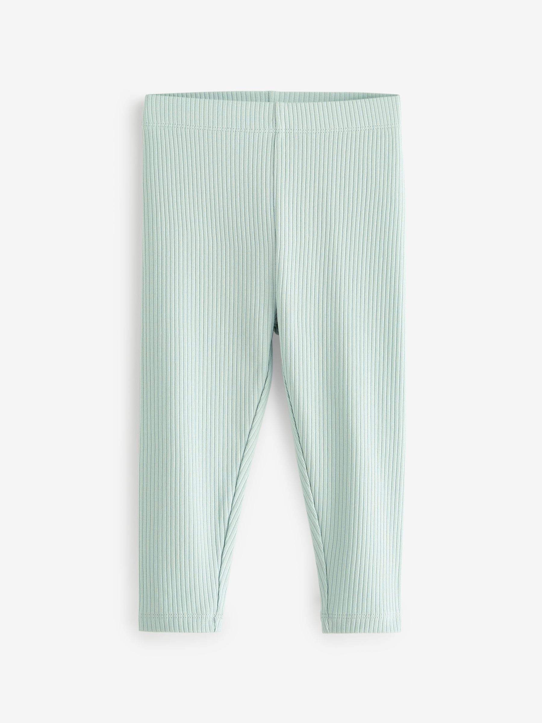 Pastel Ditsy Rib Jersey Leggings 5 Pack (3mths-7yrs)