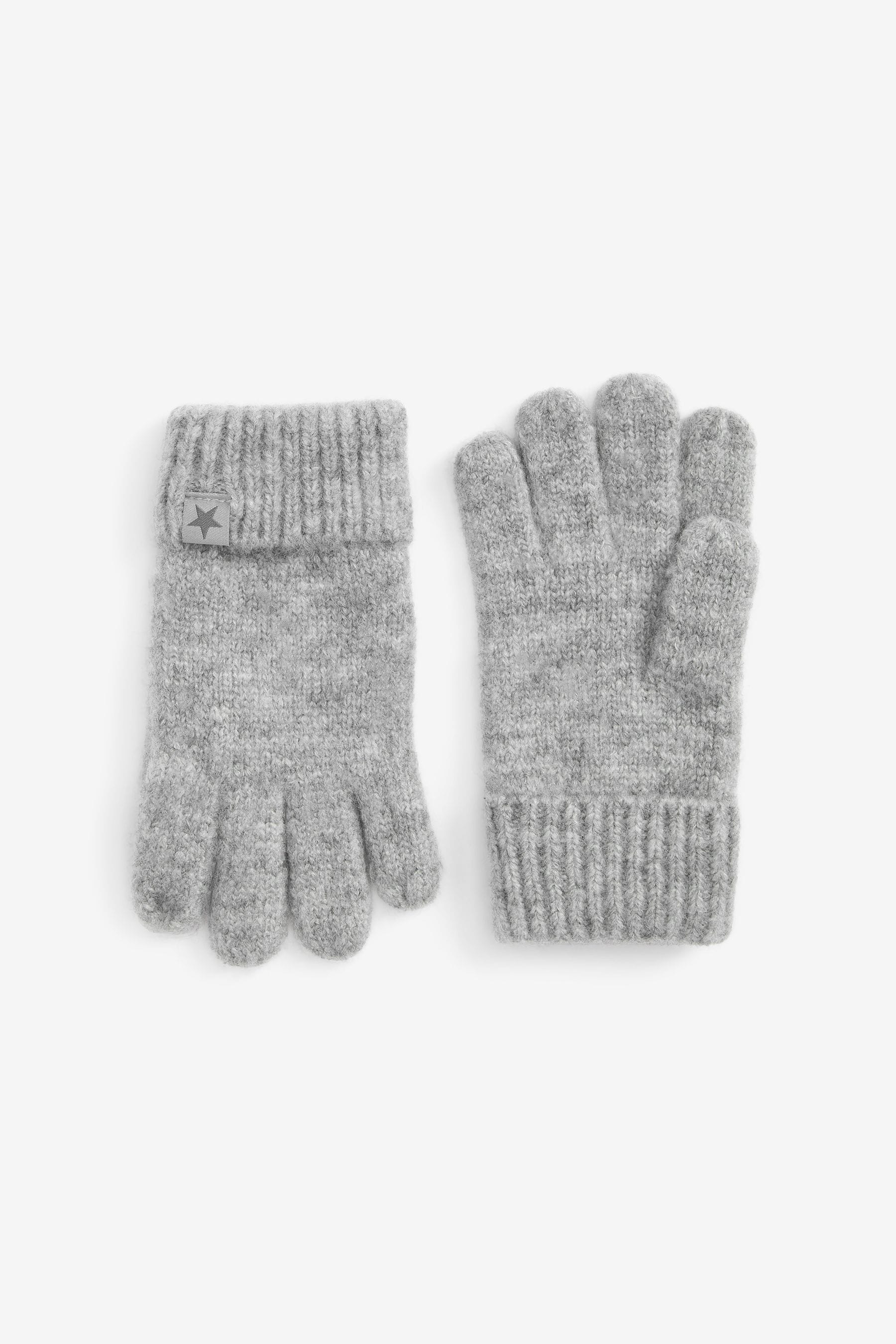 Grey Soft Ribbed Hat, Gloves And Scarf Set (3-16yrs)