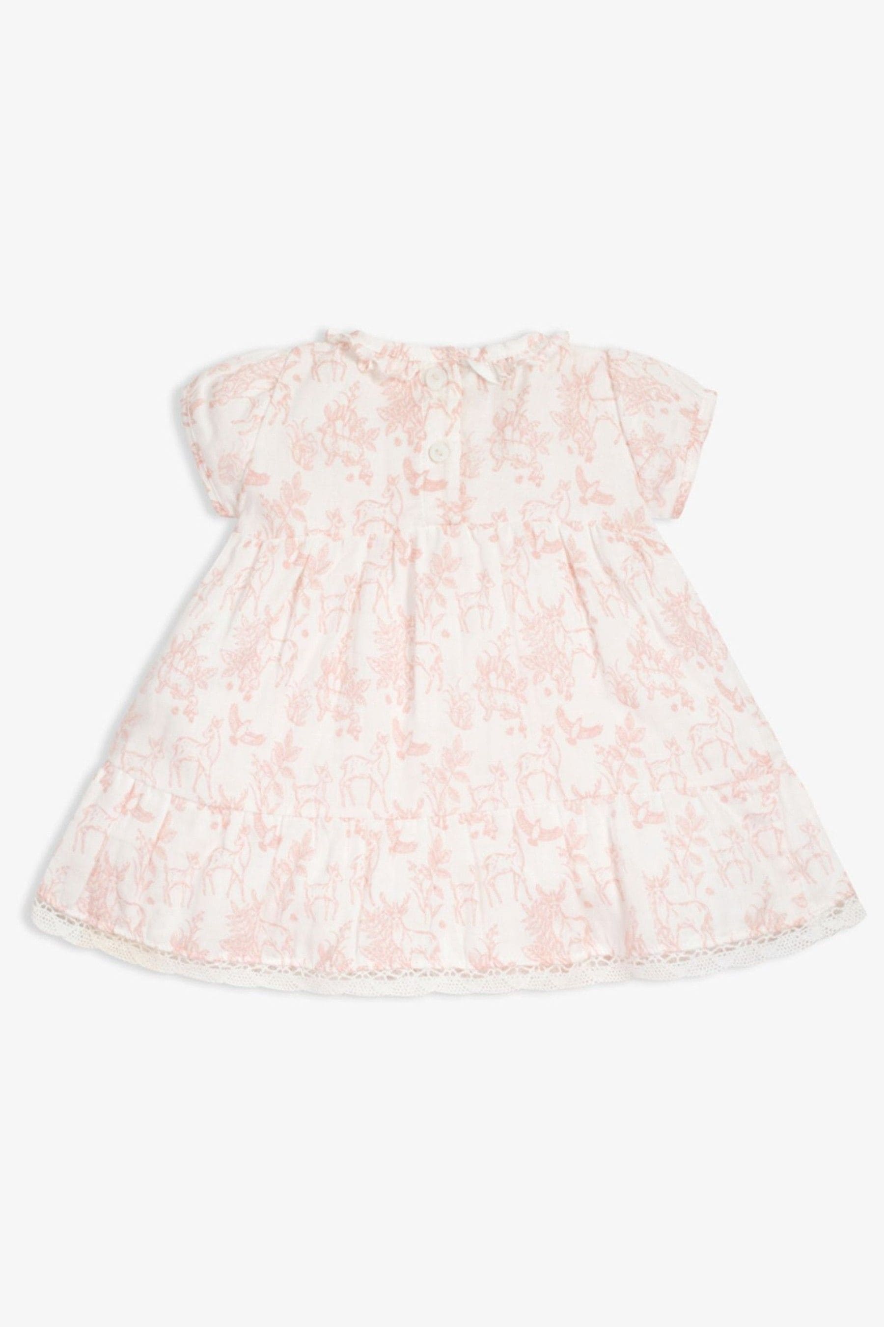 The Little Tailor Baby 100% Cotton Dress And Bloomer Set