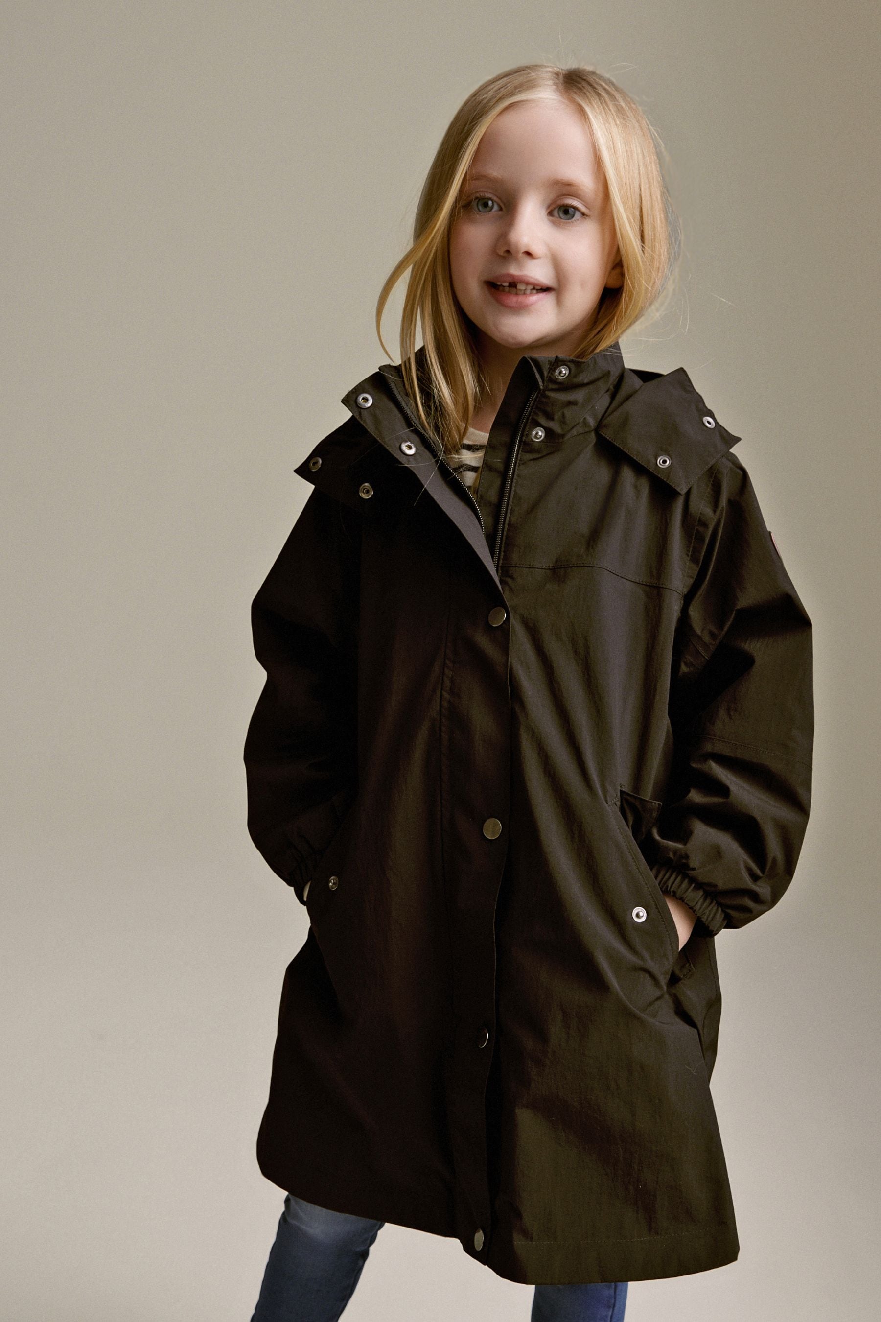 Black Waterproof Cagoule Jacket (5-16yrs)