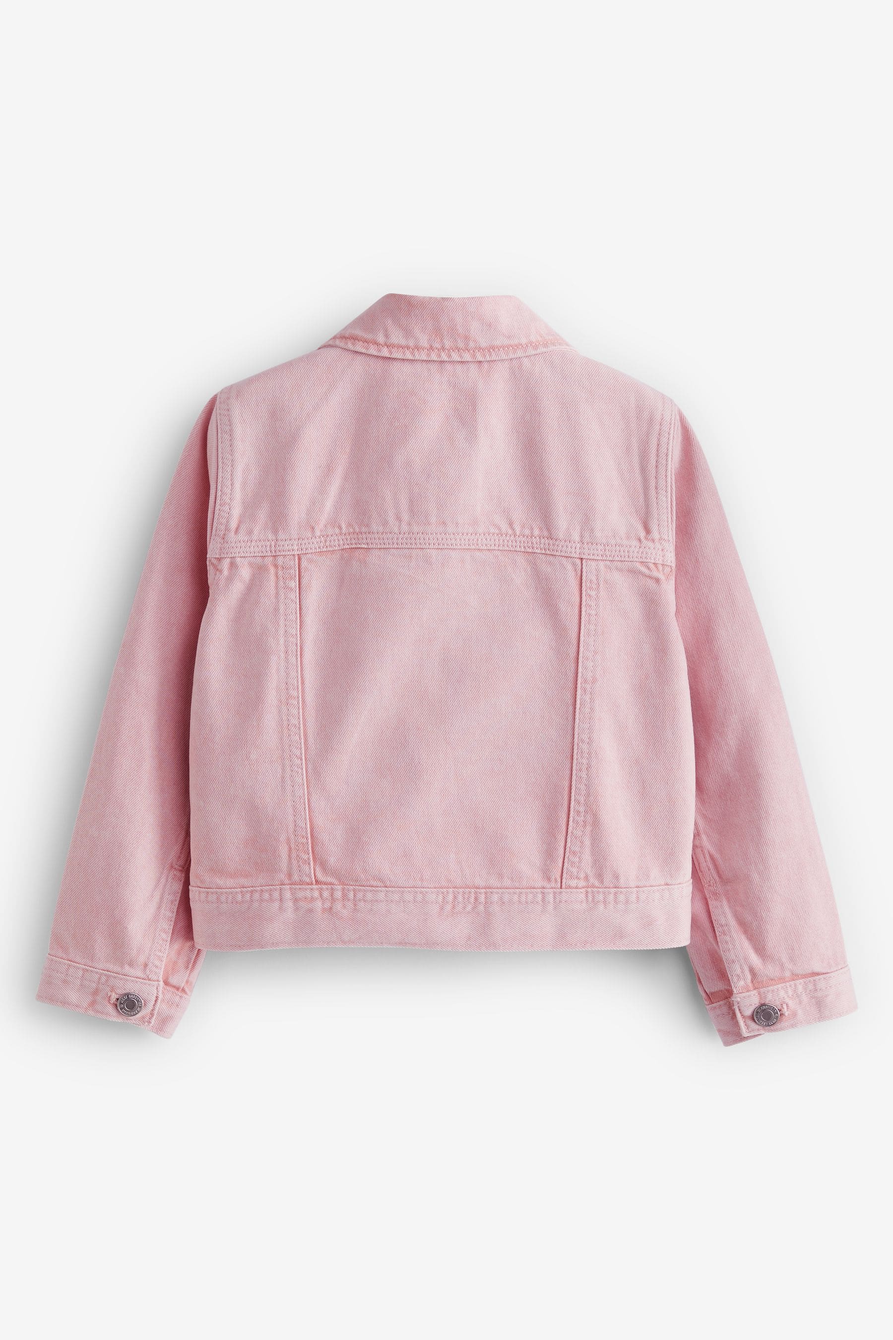 Pink Denim Heart Western 100% Cotton Jacket (3-16yrs)