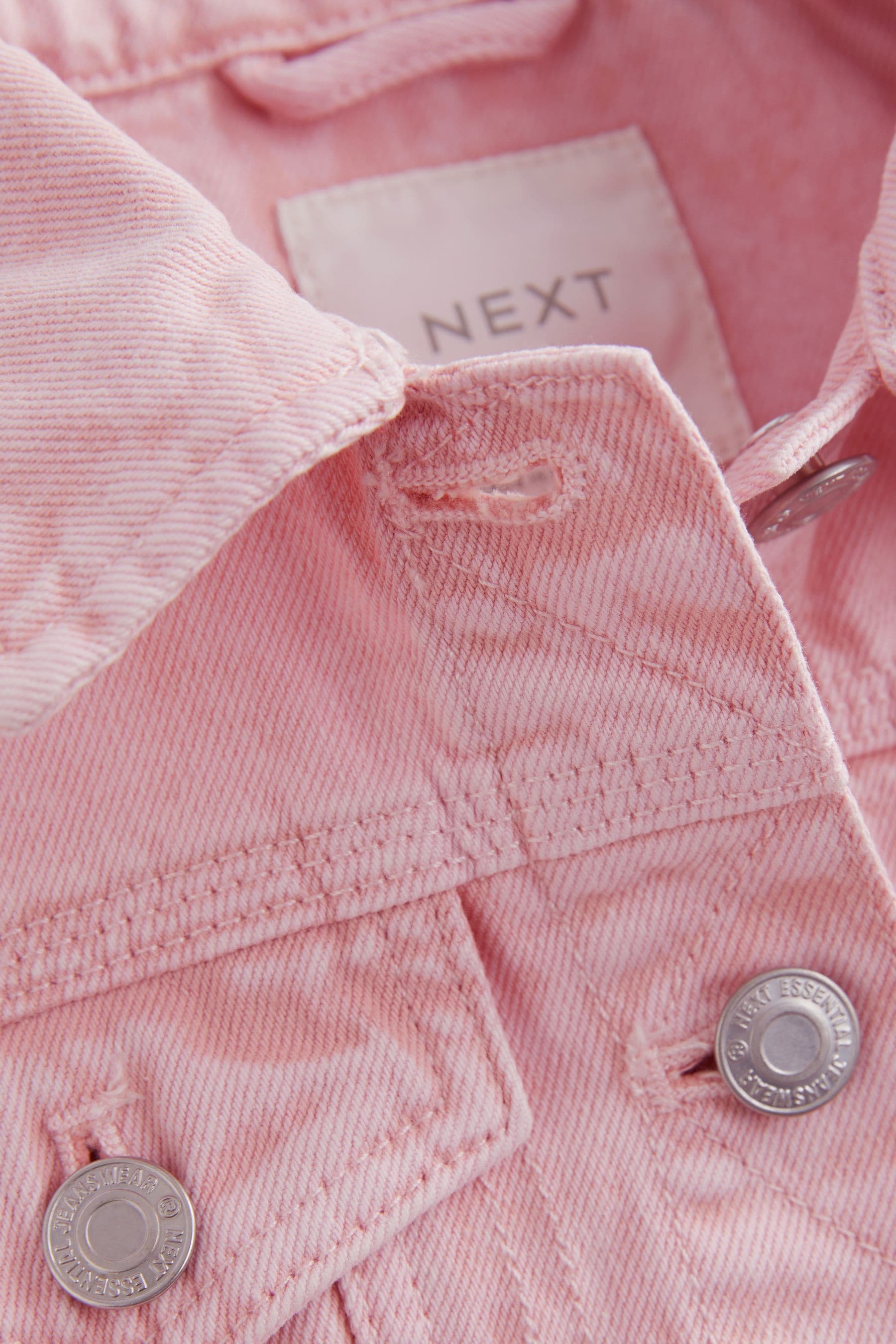 Pink Denim Heart Western 100% Cotton Jacket (3-16yrs)