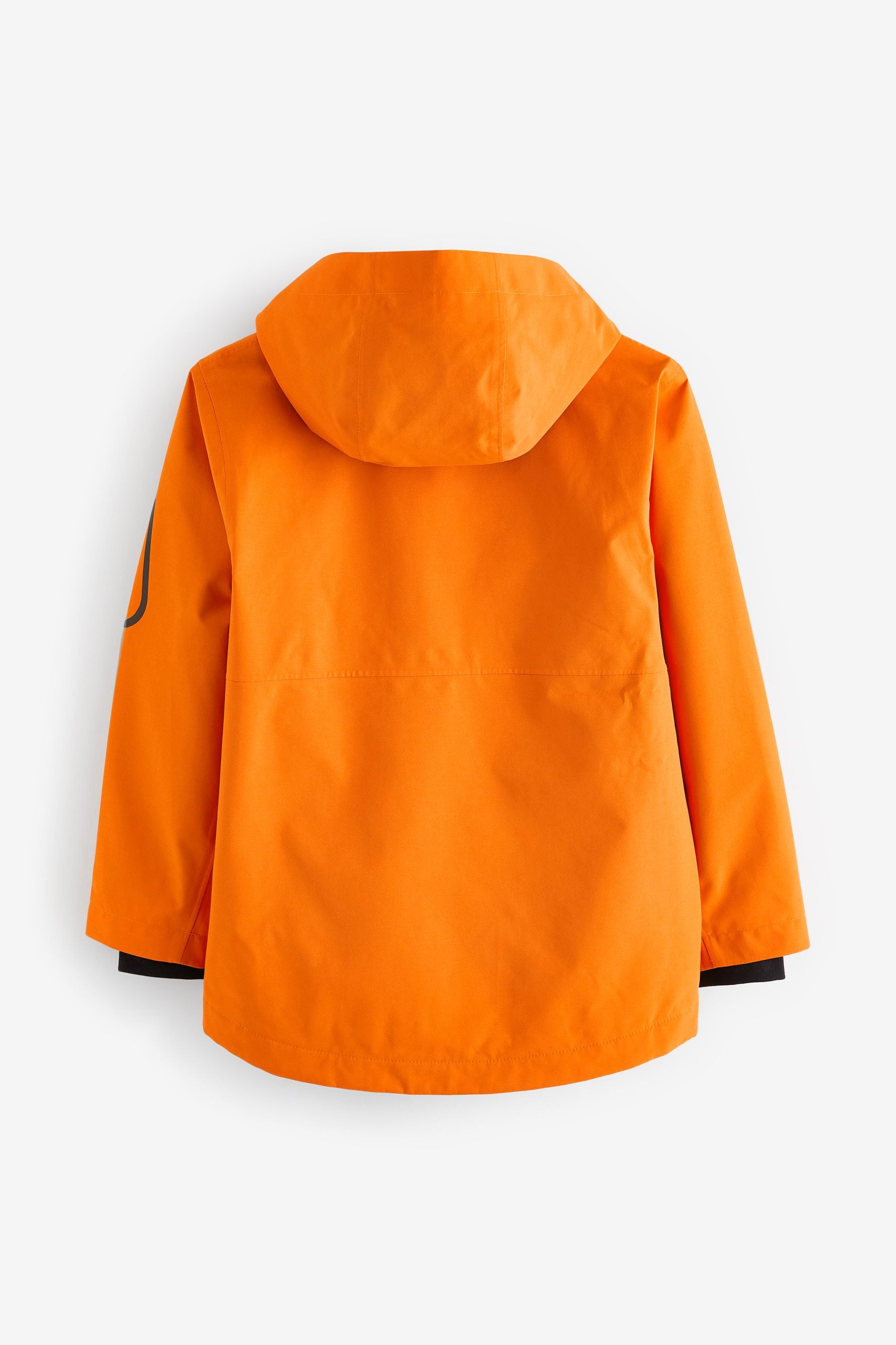 Orange Waterproof Fleece Lined Coat (3-16yrs)