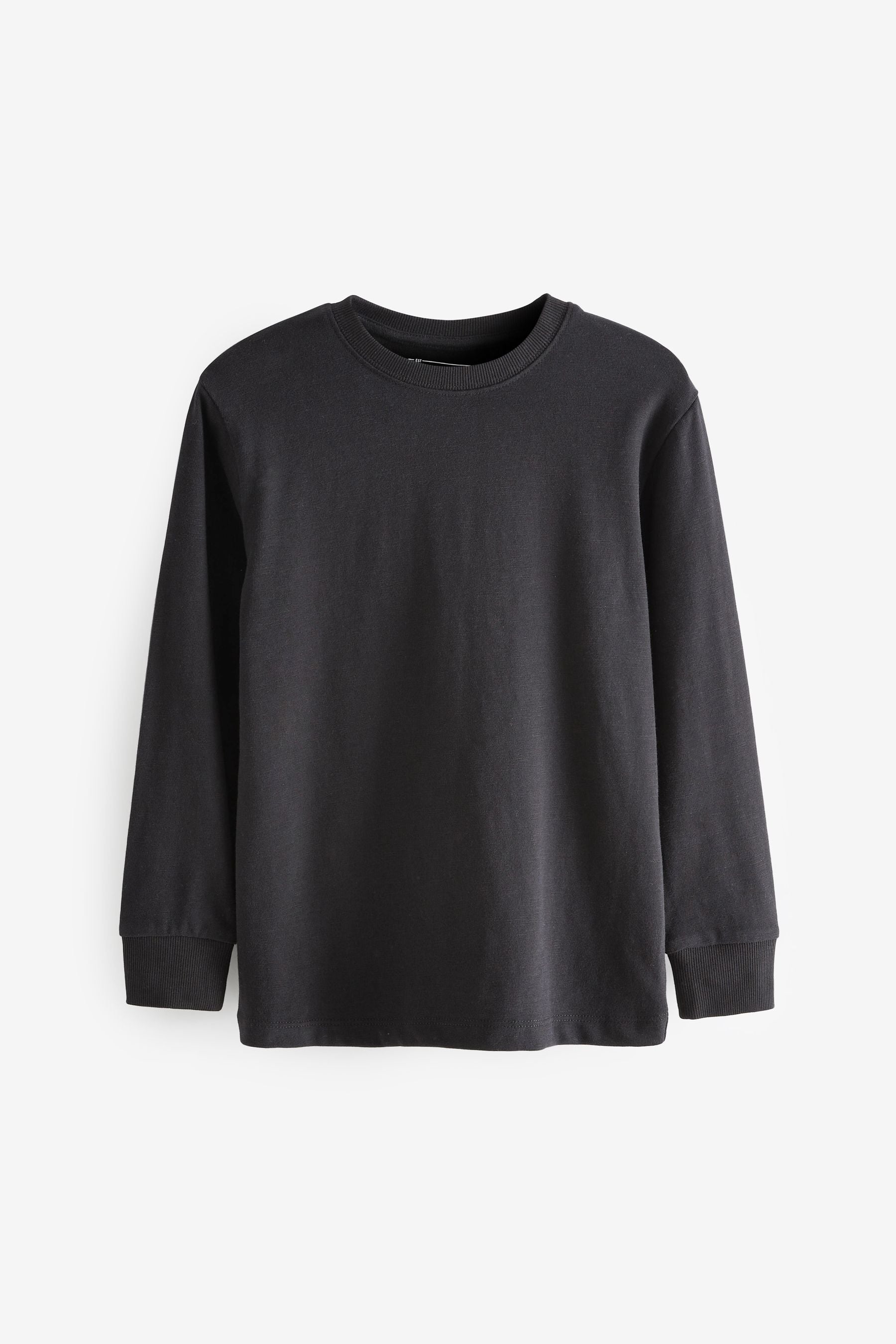 Black Long Sleeve Cosy T-Shirt (3-16yrs)