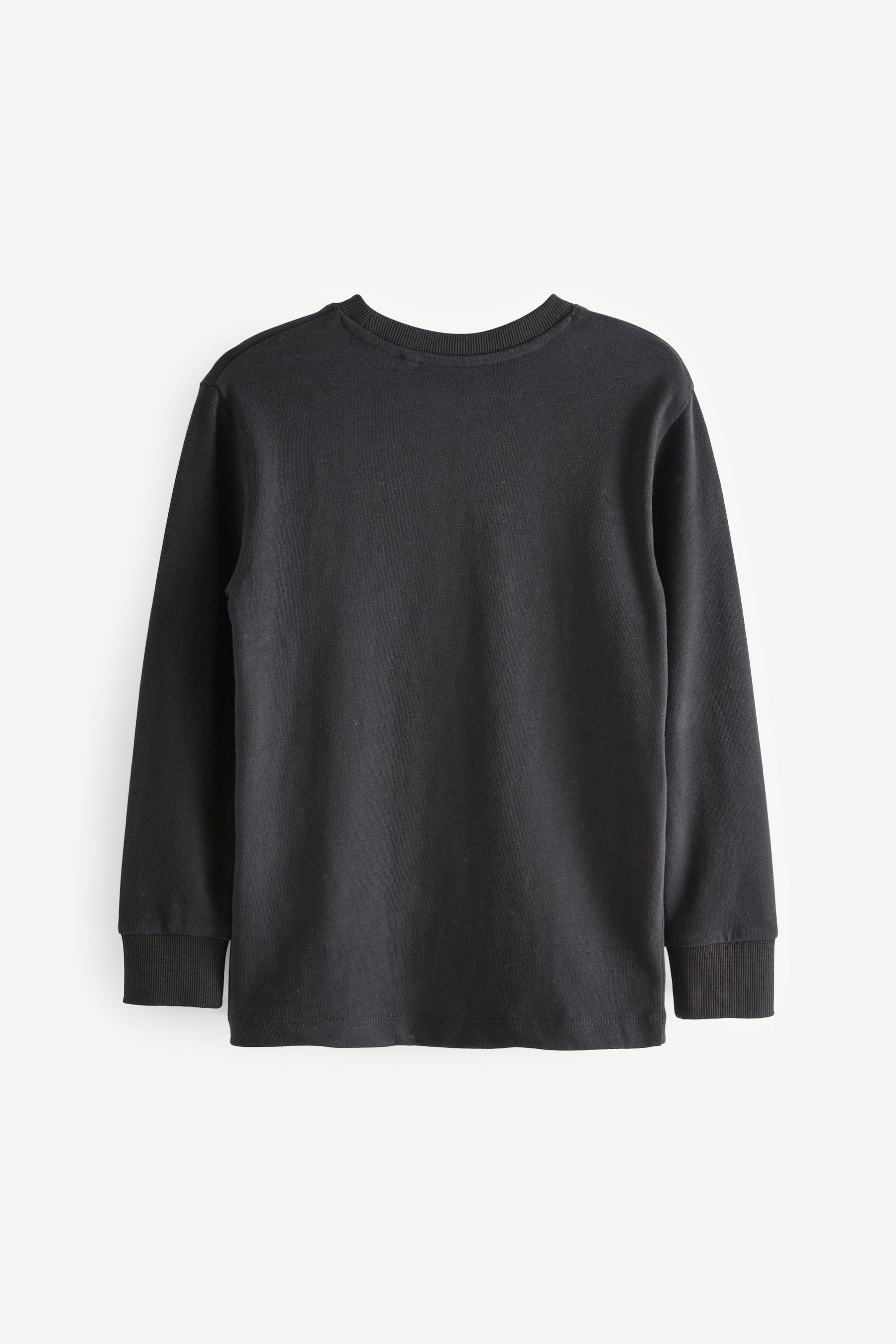 Black Long Sleeve Cosy T-Shirt (3-16yrs)