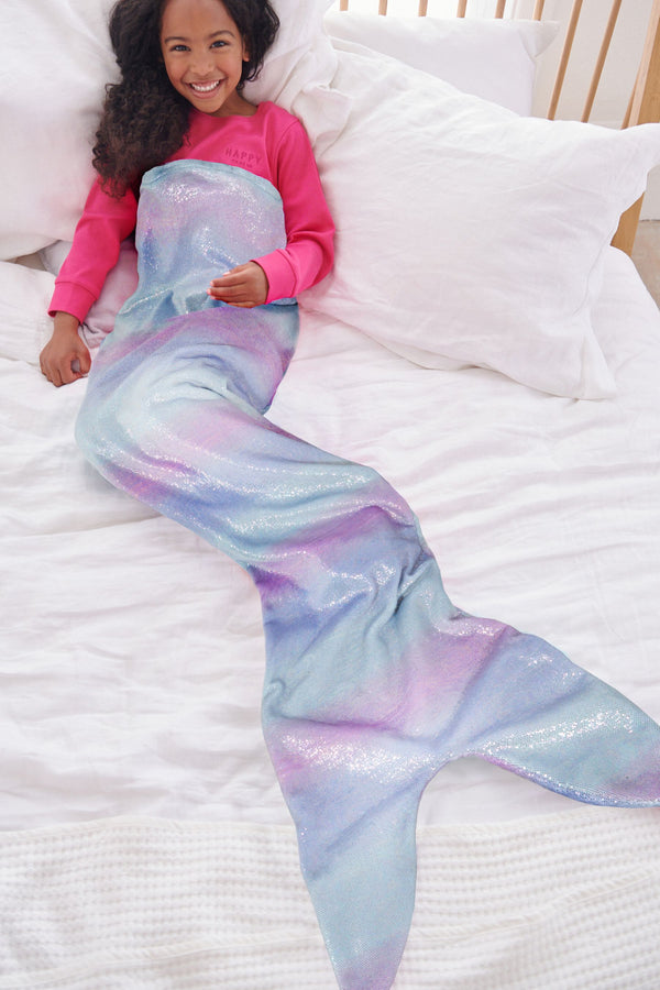 Purple Mermaid Blanket