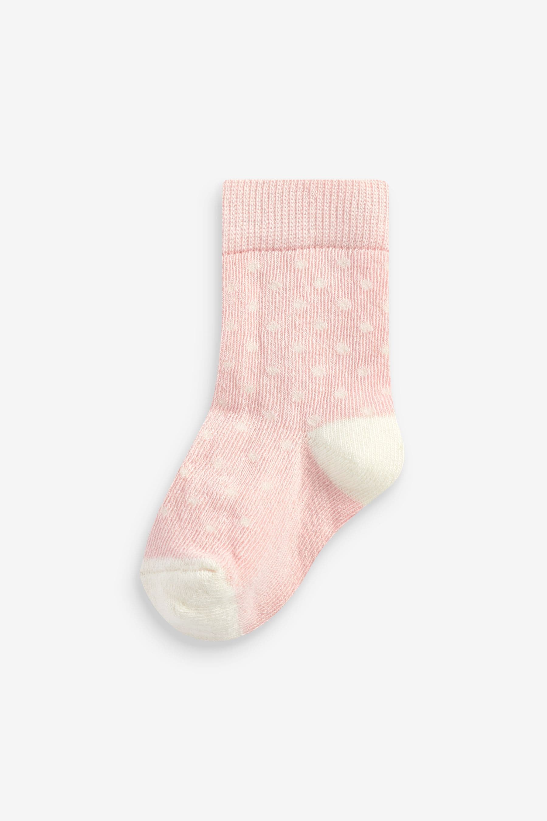 Pink Bunny 5 Pack Baby Socks (0mths-2yrs)-<span style="color: #ff2a00;">Fawry</span>