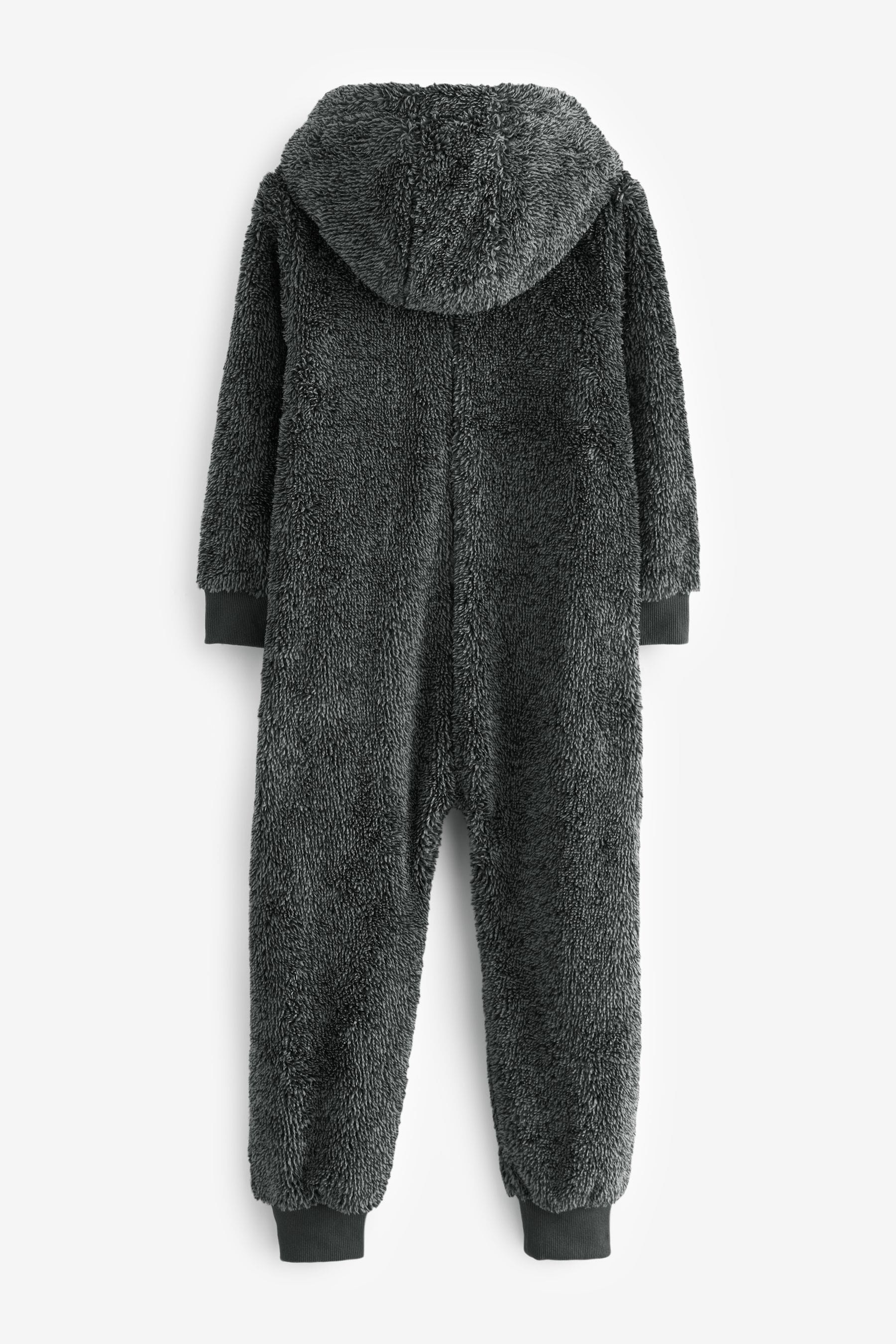 Grey Fleece All-In-One (3-16yrs)