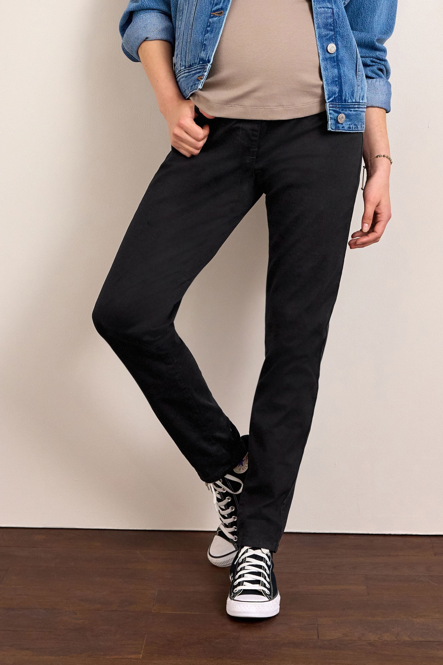 Black Maternity Skinny Jeans