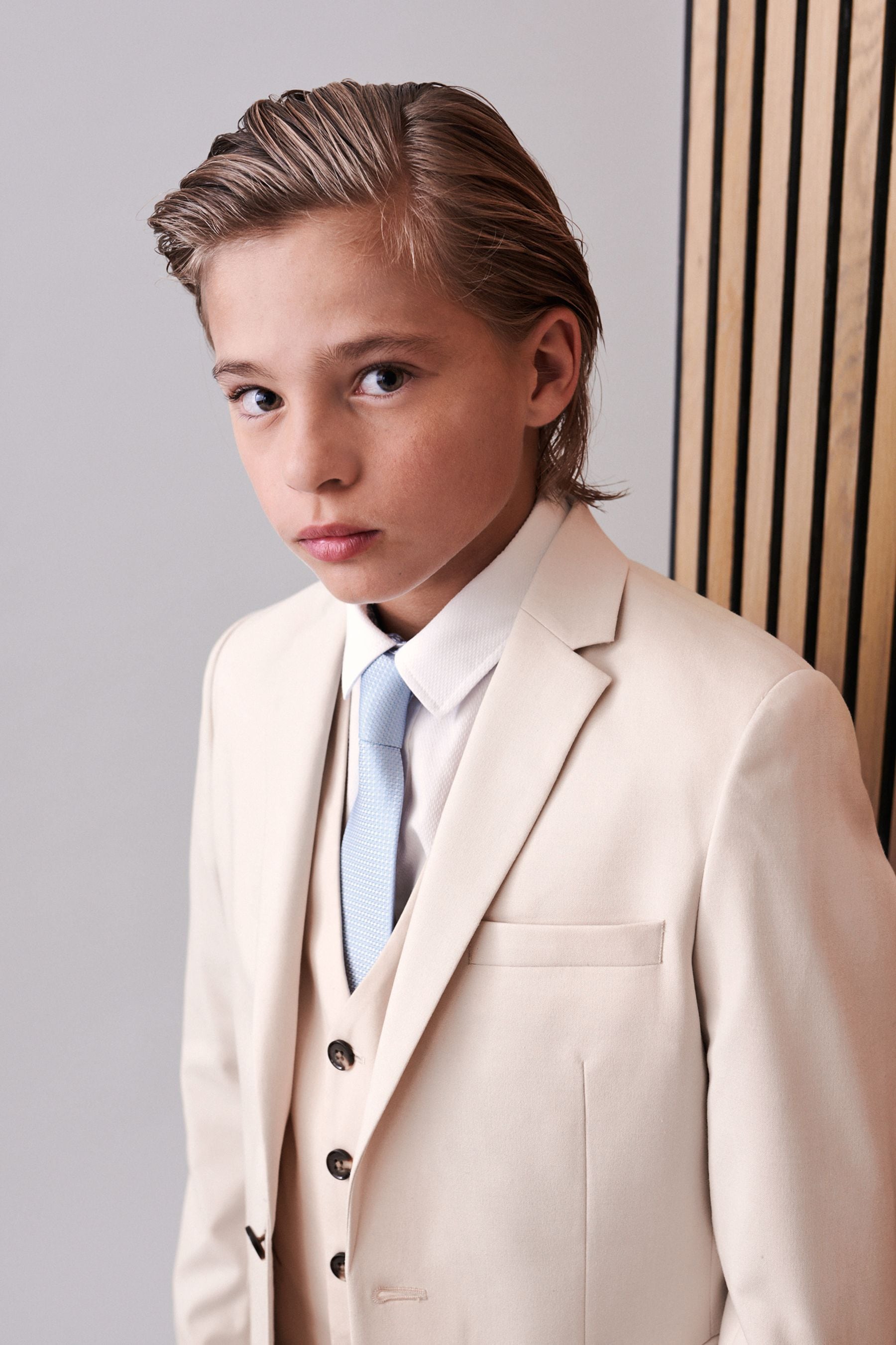 Cream Suit: Jacket (12mths-16yrs)