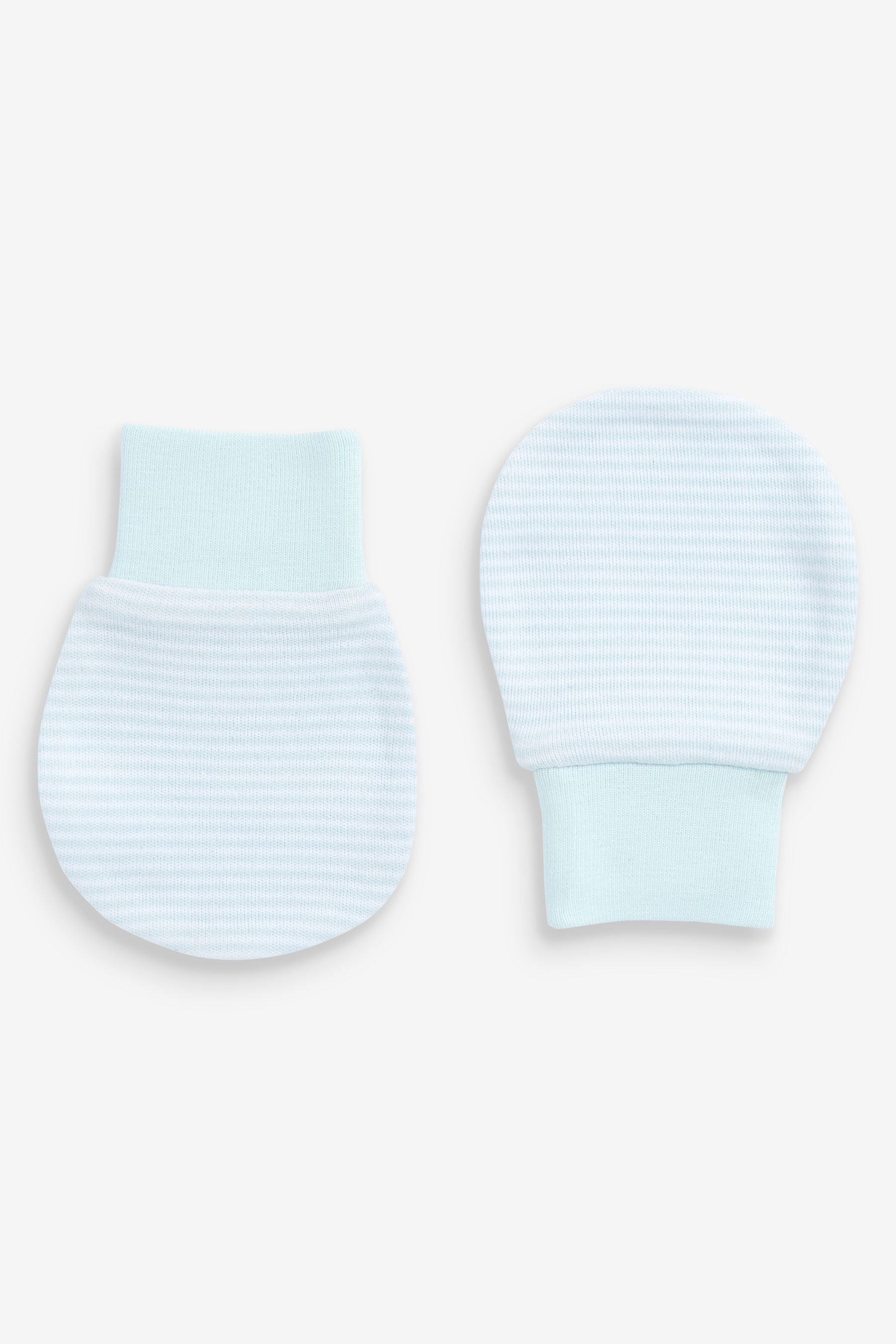 Blue Elephant 3 Pack Baby Scratch Mitts